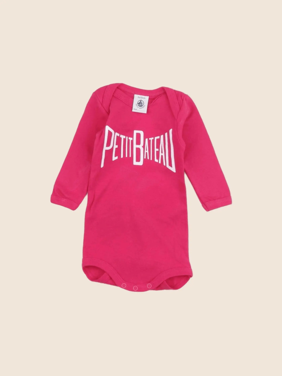 Petit Bateau - body rose - 3 mois