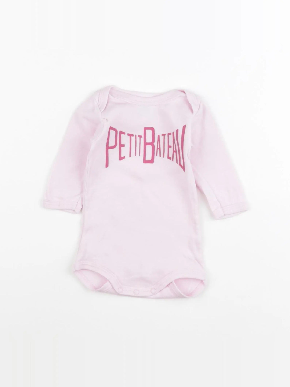 Petit Bateau - body rose - 3 mois
