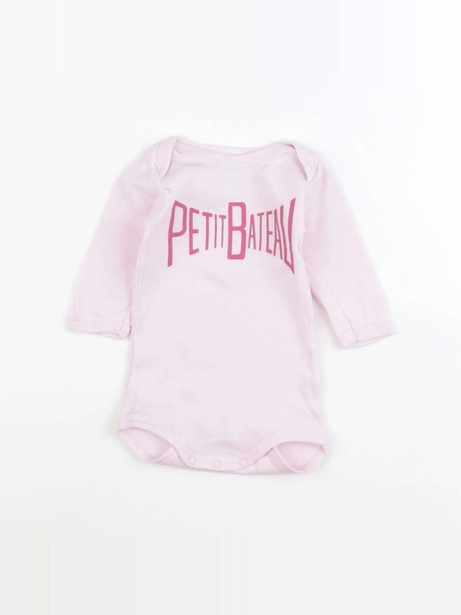 Petit Bateau - body rose - 3 mois