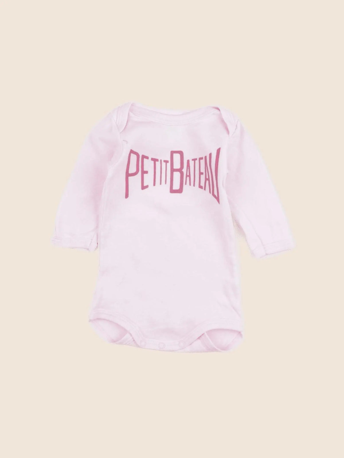 Petit Bateau - body rose - 3 mois