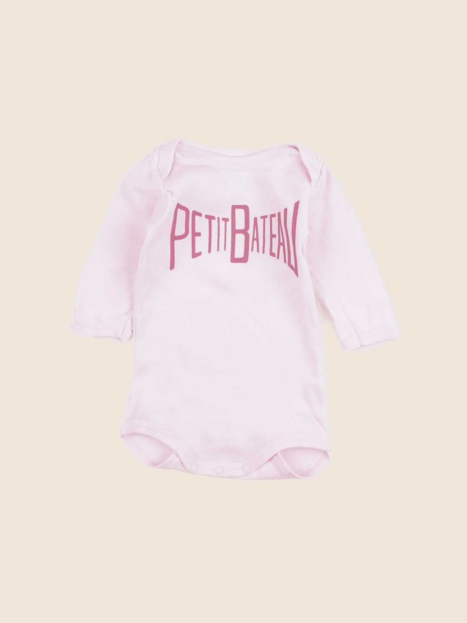 Petit Bateau - body rose - 3 mois