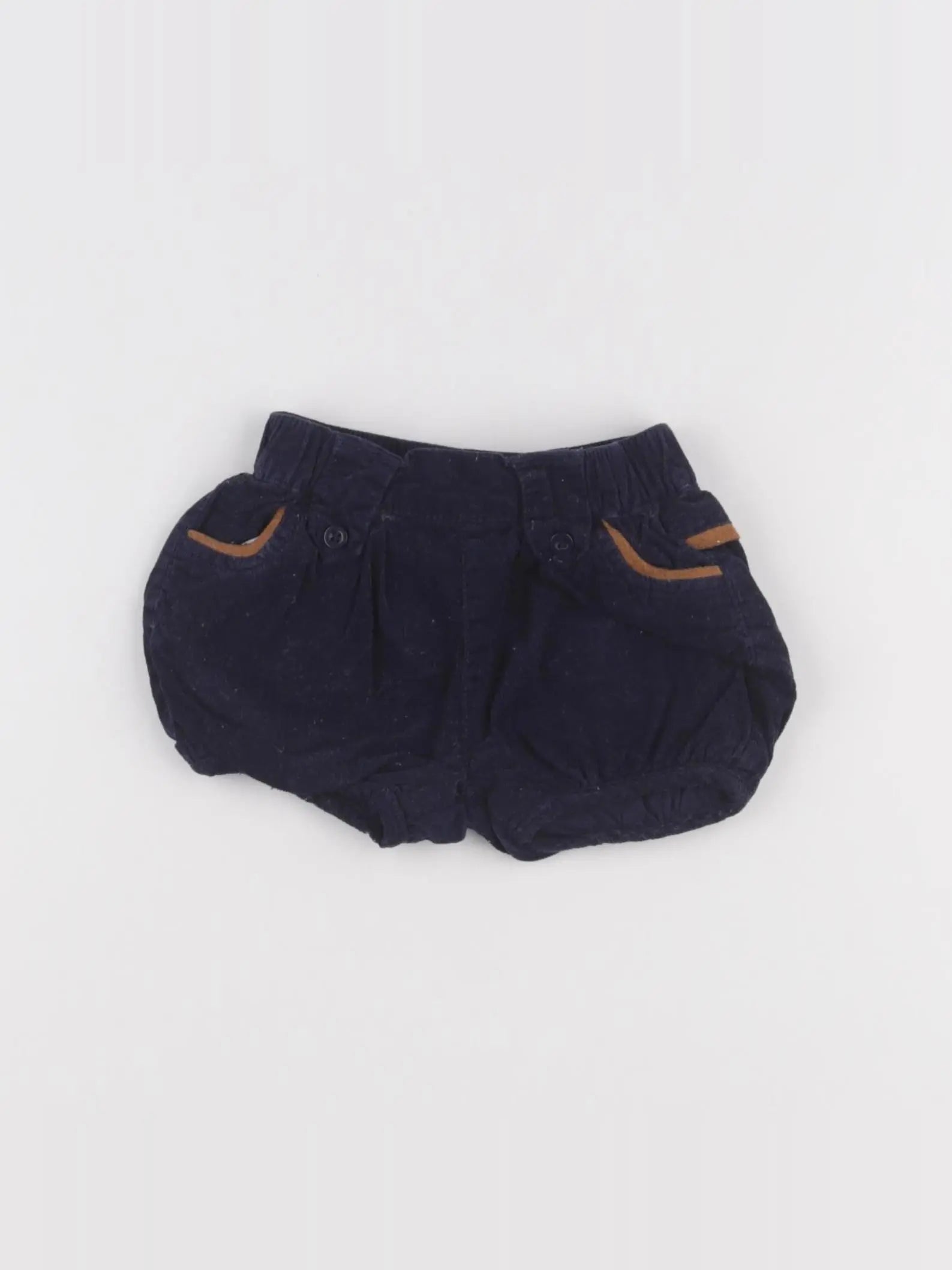 Vertbaudet - short bleu - 6 mois