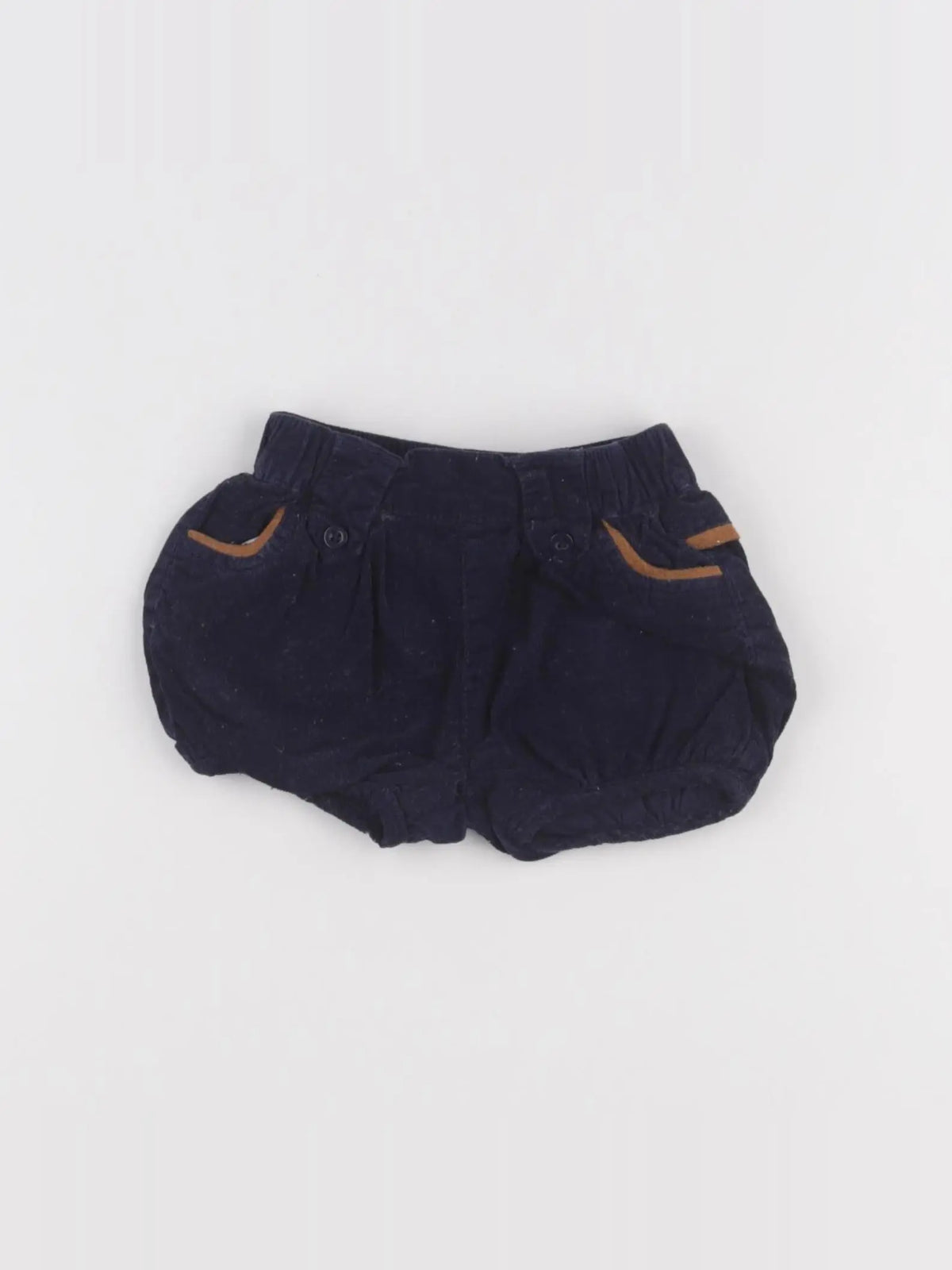 Vertbaudet - short bleu - 6 mois