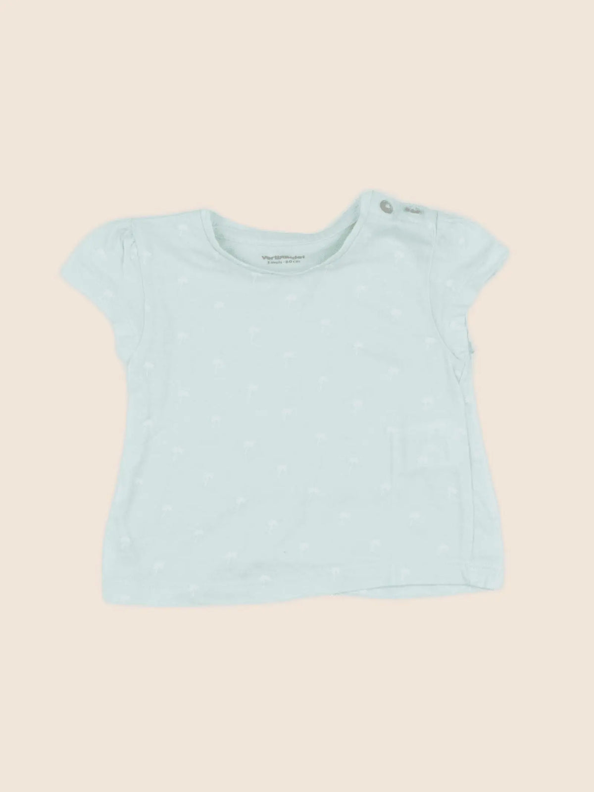 Vertbaudet - tee-shirt vert - 3 mois
