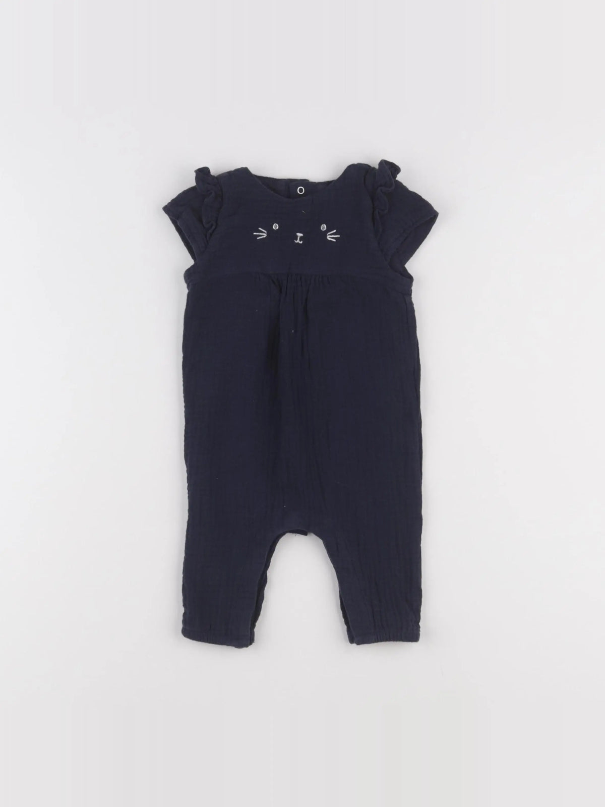 Vertbaudet - combinaison bleu - 3 mois