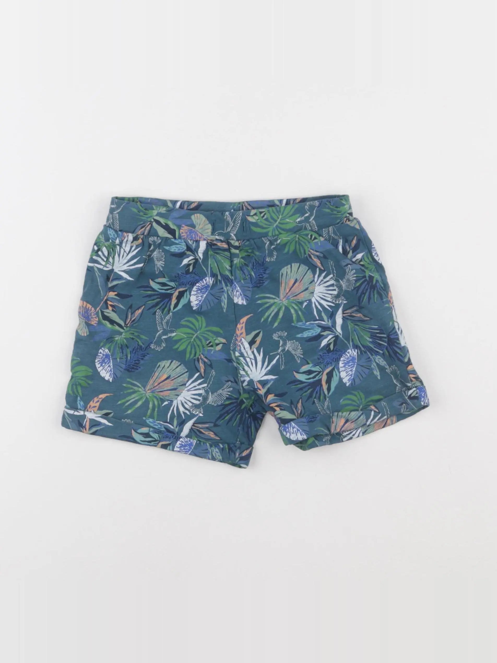 Vertbaudet - short vert - 5 ans