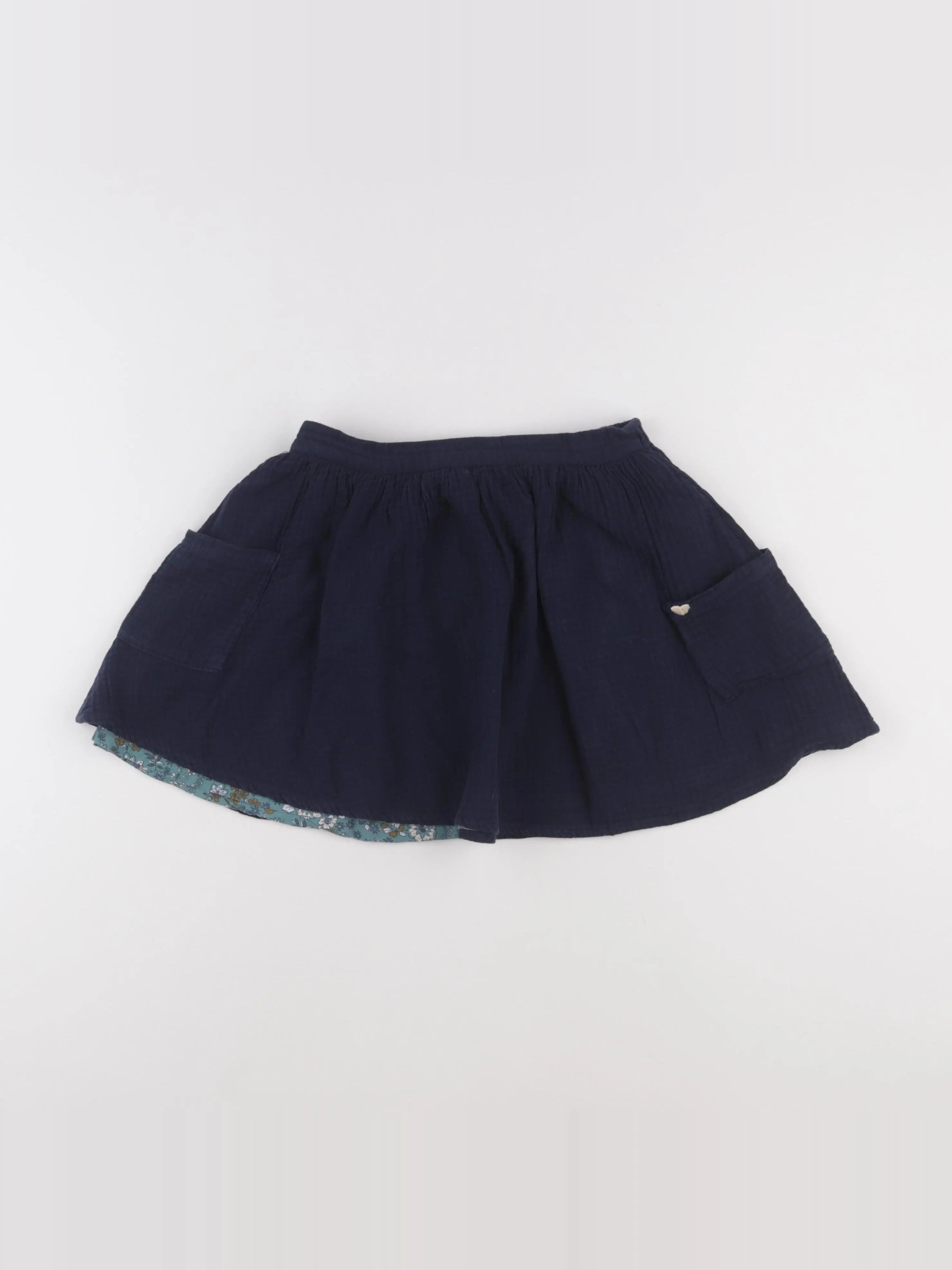 Vertbaudet - jupe bleu - 9 ans