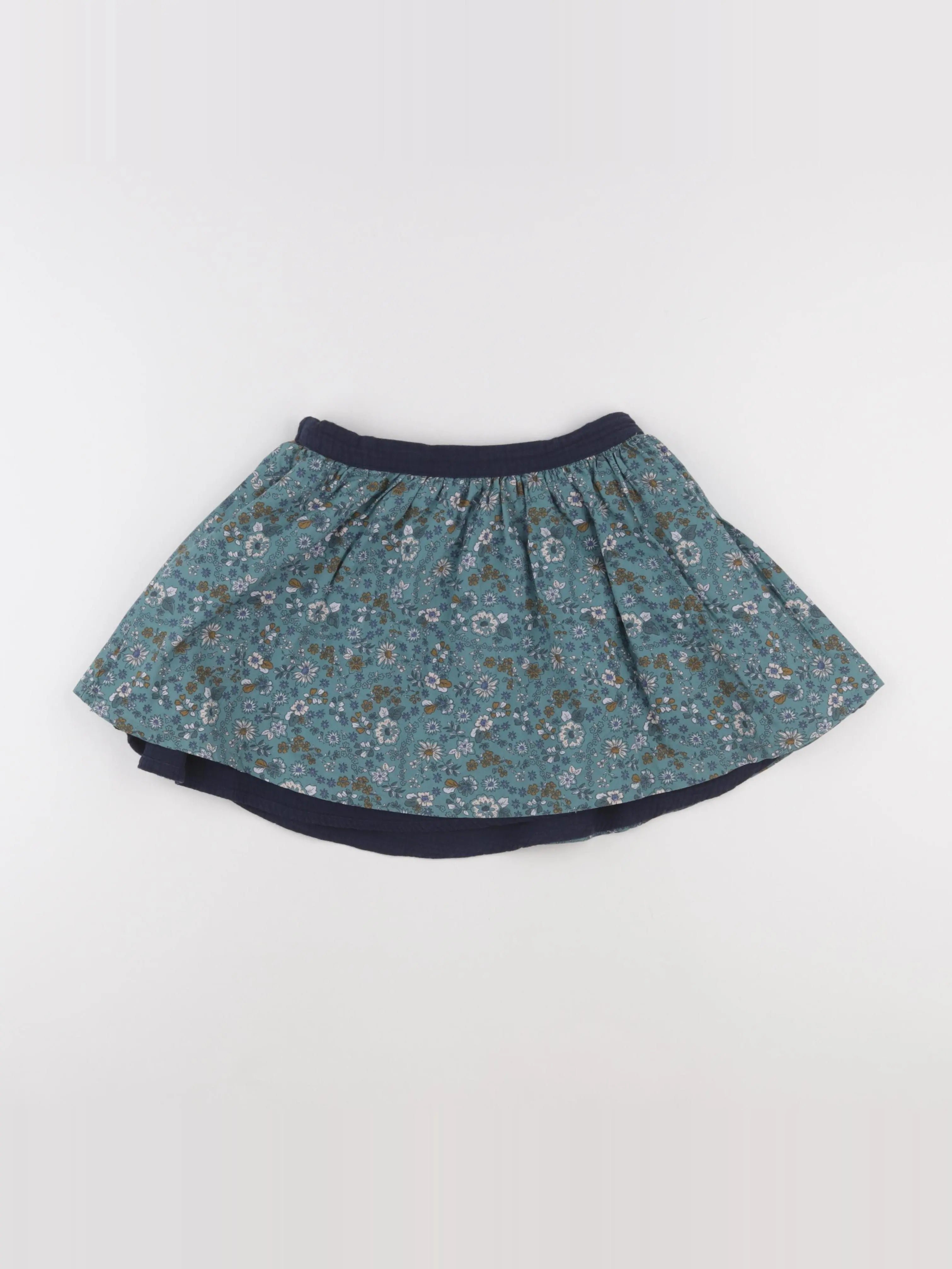 Vertbaudet - jupe bleu - 9 ans