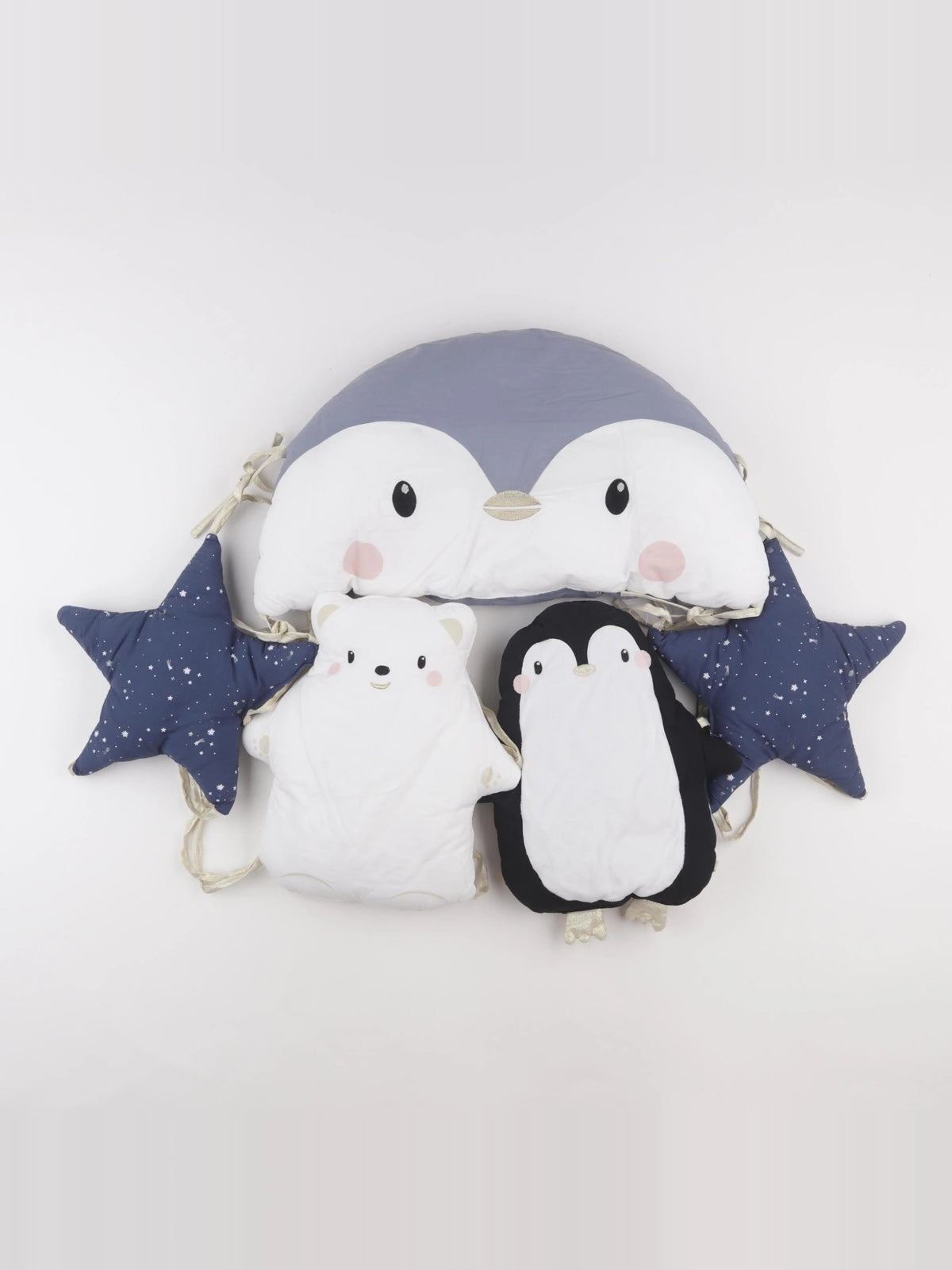 Vertbaudet - tour de lit multicolore - 