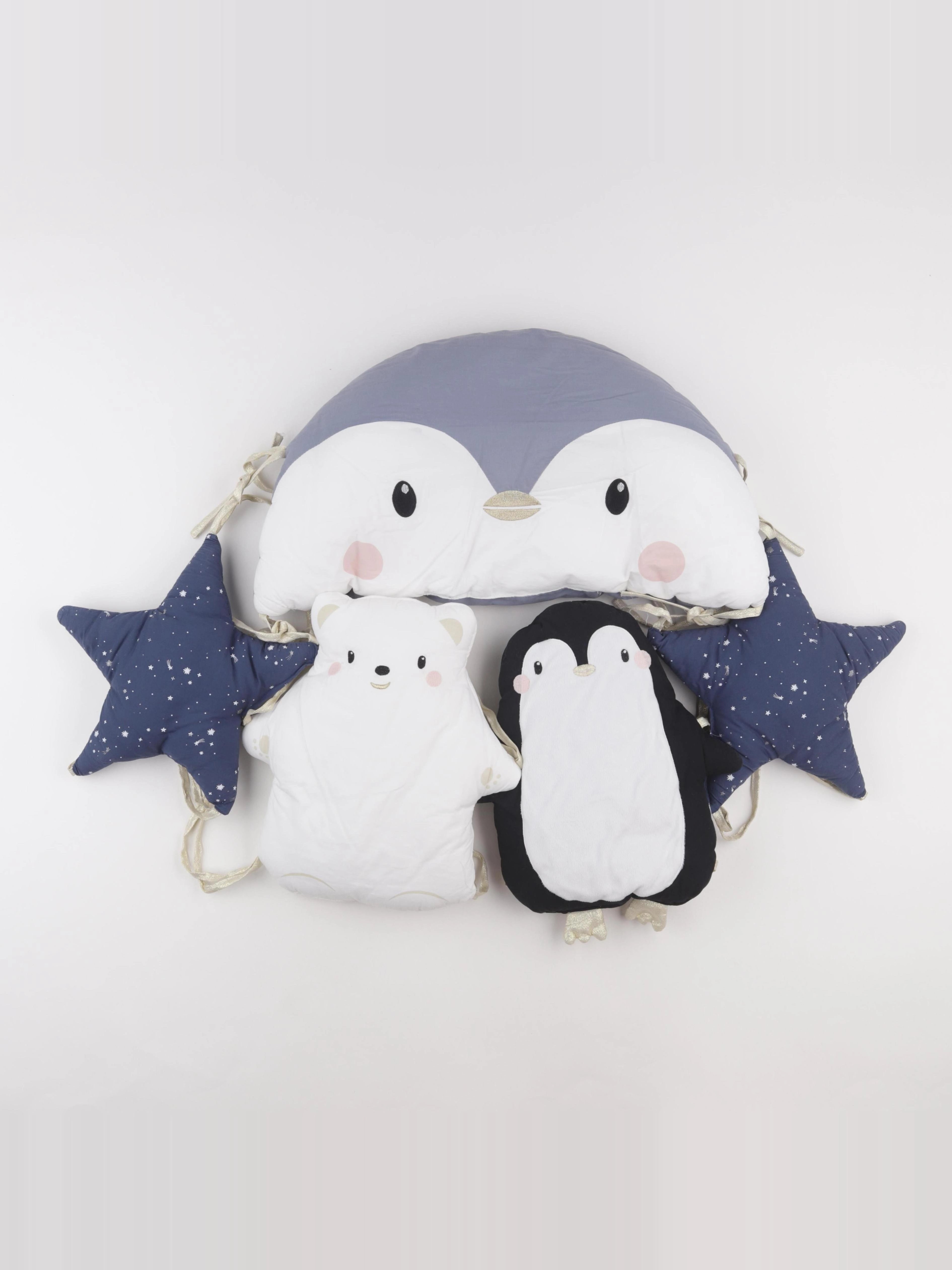 Vertbaudet - tour de lit multicolore - 