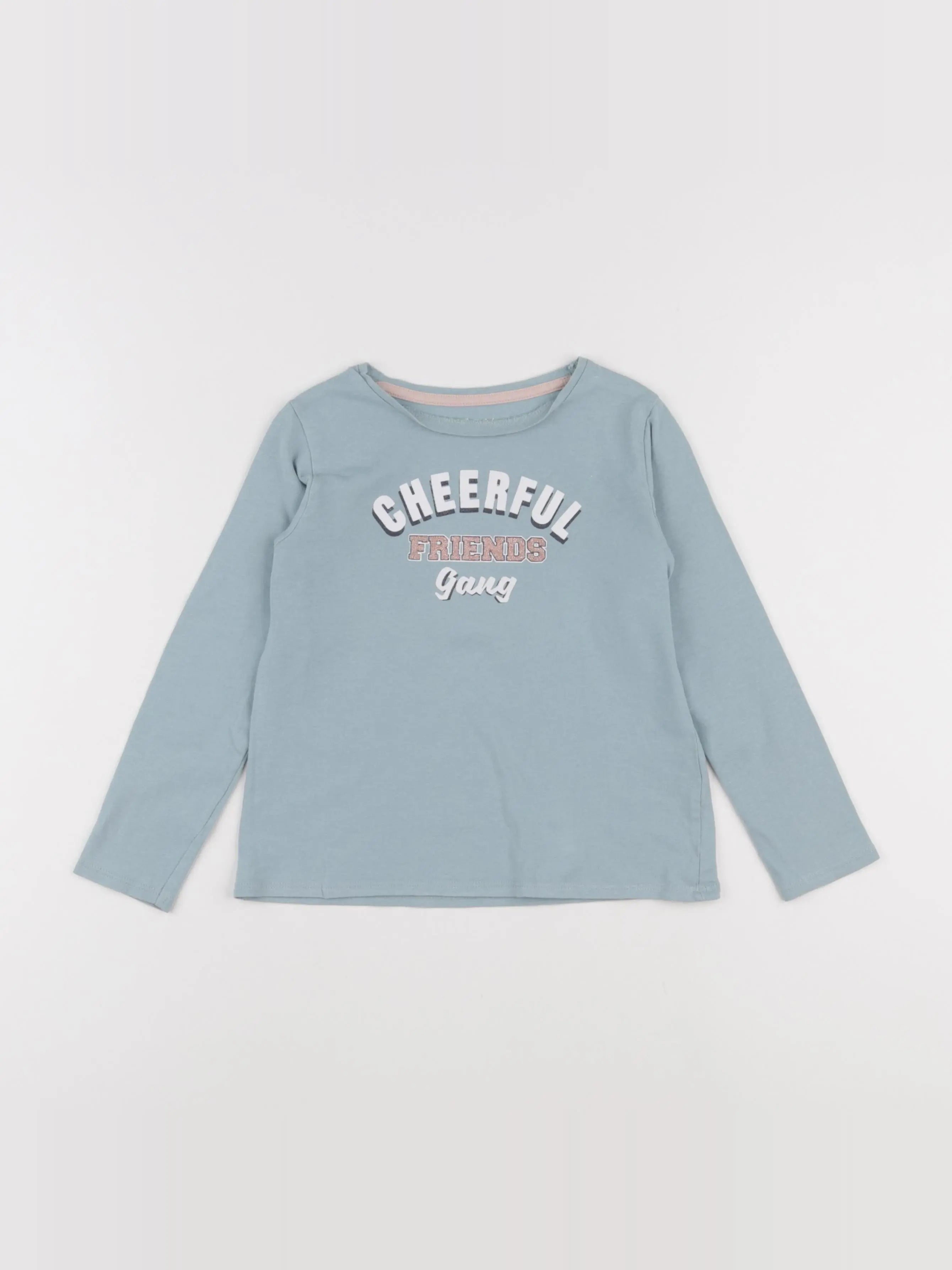 Vertbaudet - tee-shirt vert - 6 ans