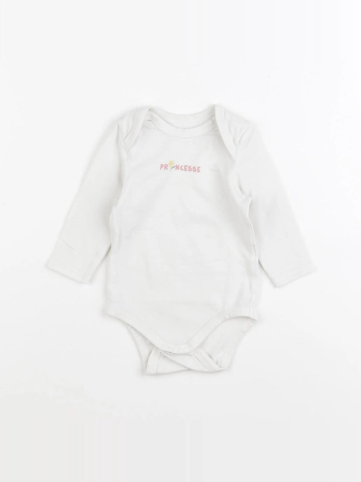 Tape à l'oeil - body blanc - 3 mois