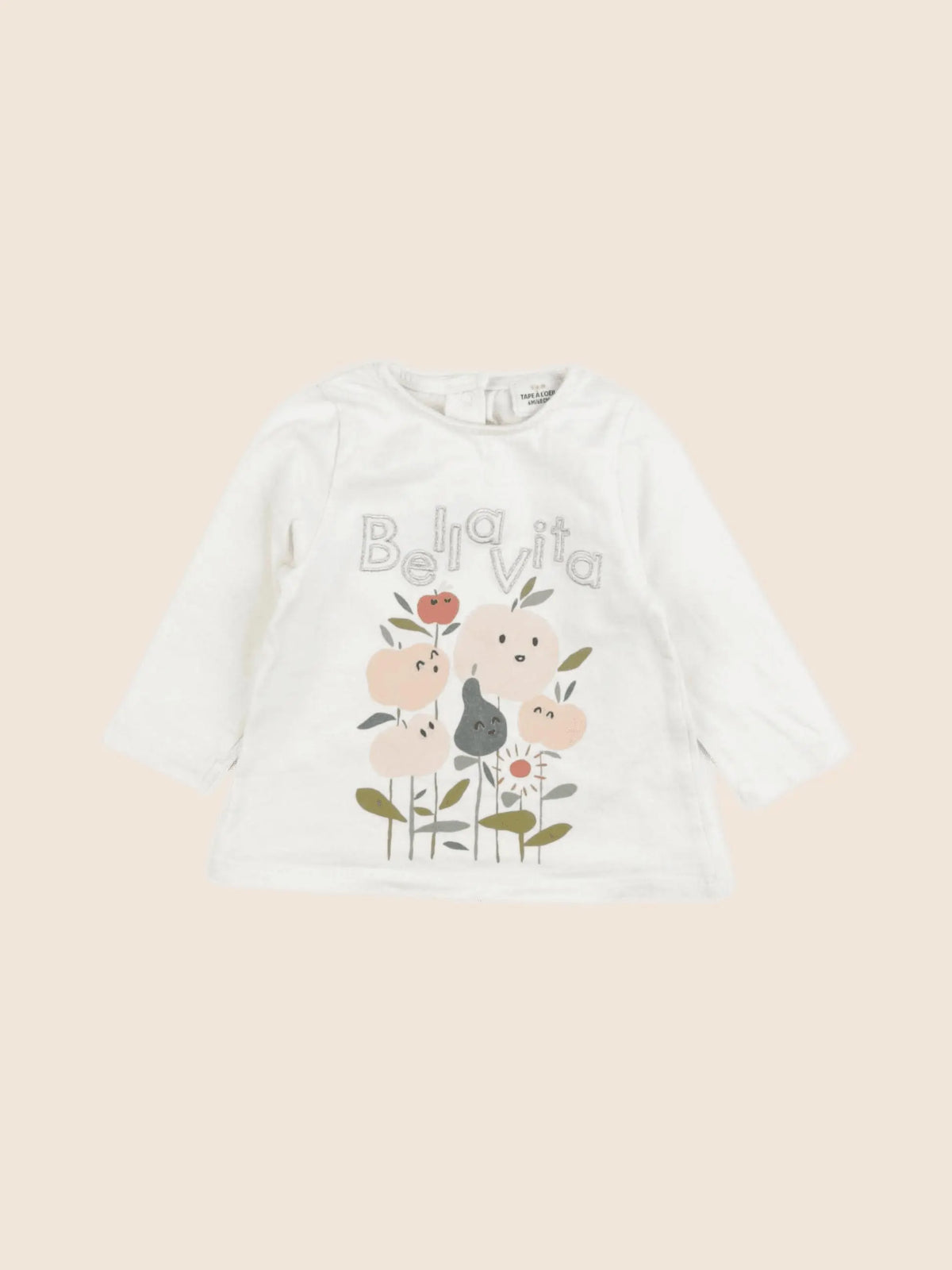 Tape à l'oeil - tee-shirt beige - 6 mois