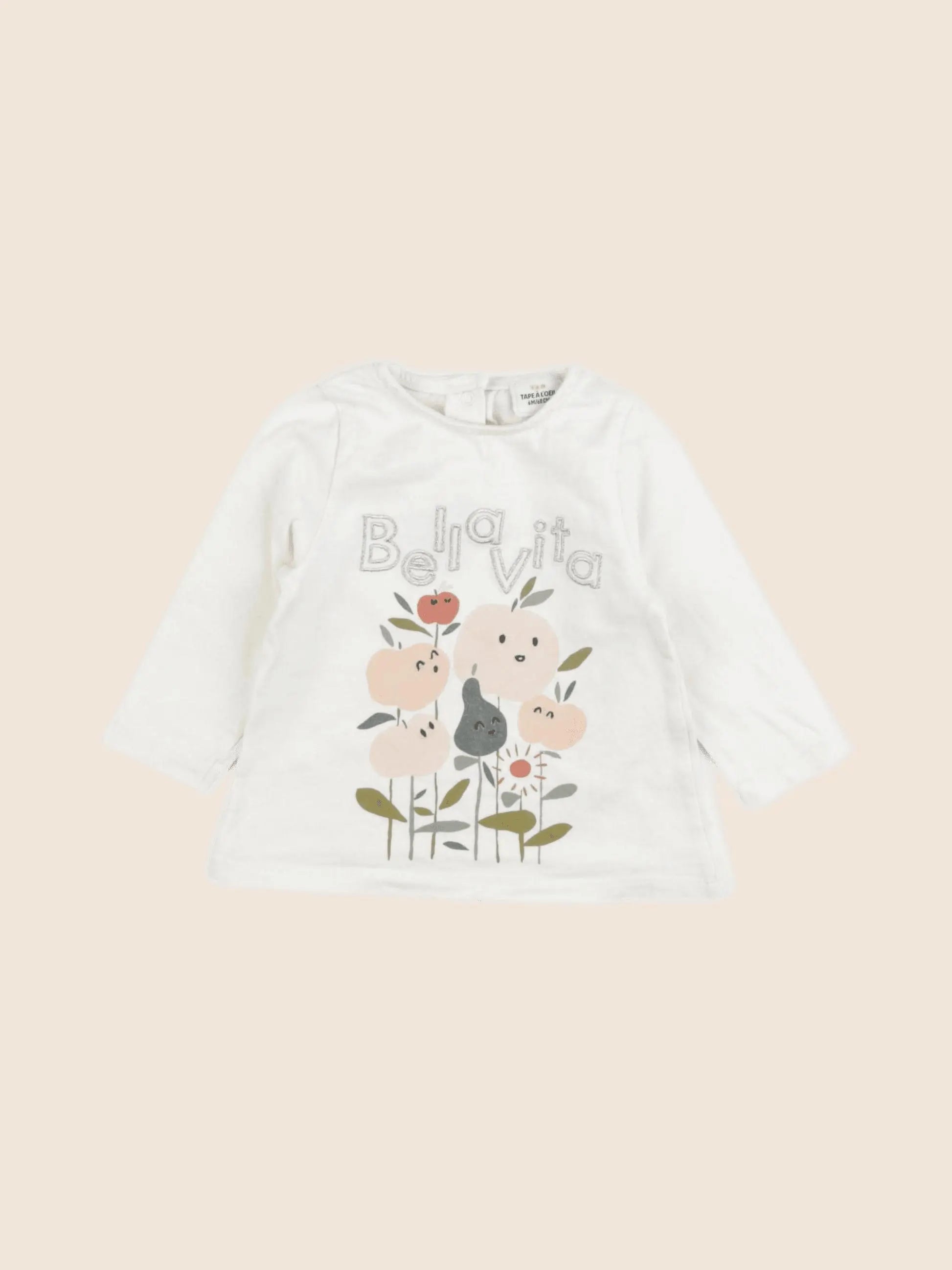 Tape à l'oeil - tee-shirt beige - 6 mois