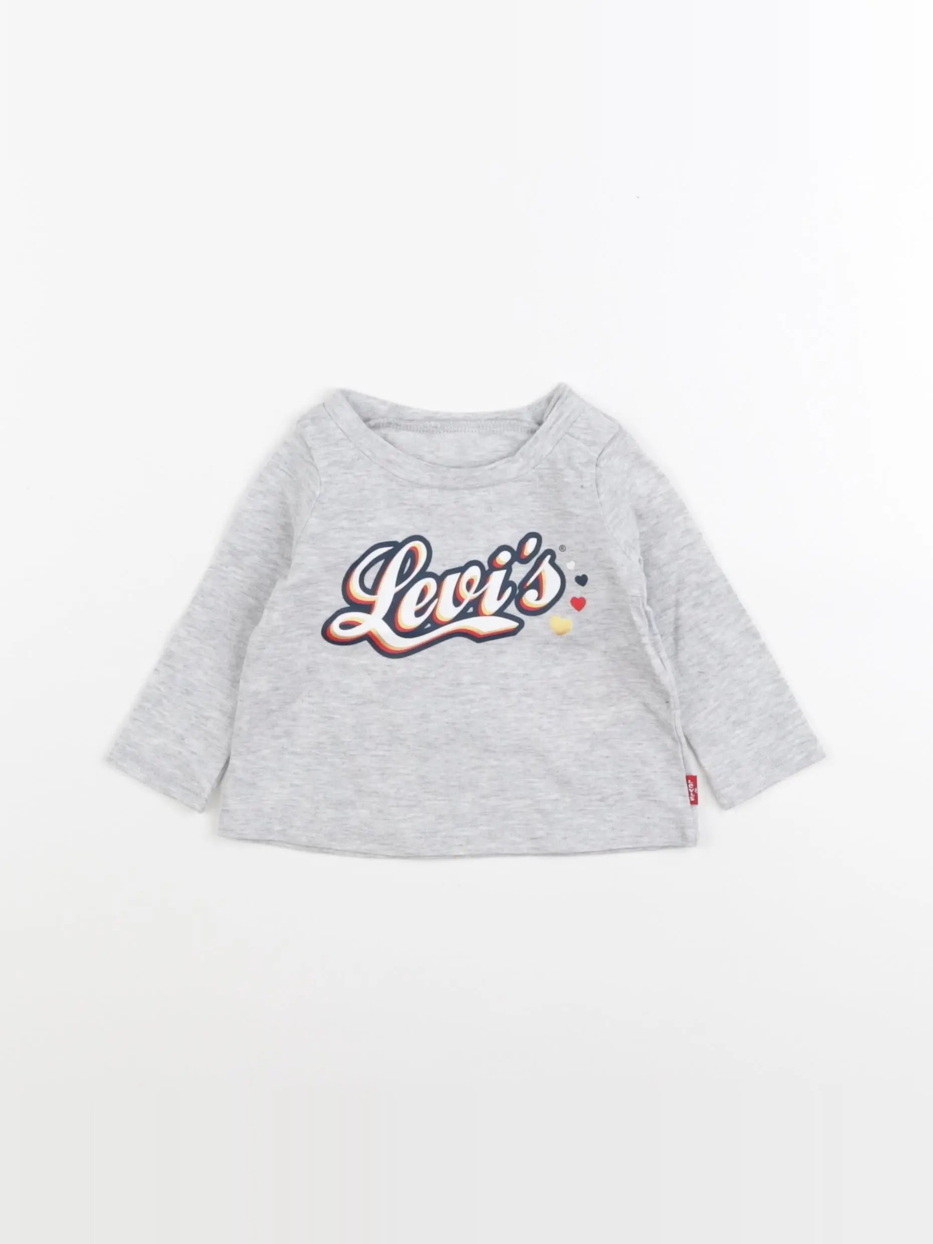 Levi's - tee-shirt gris - 3 mois