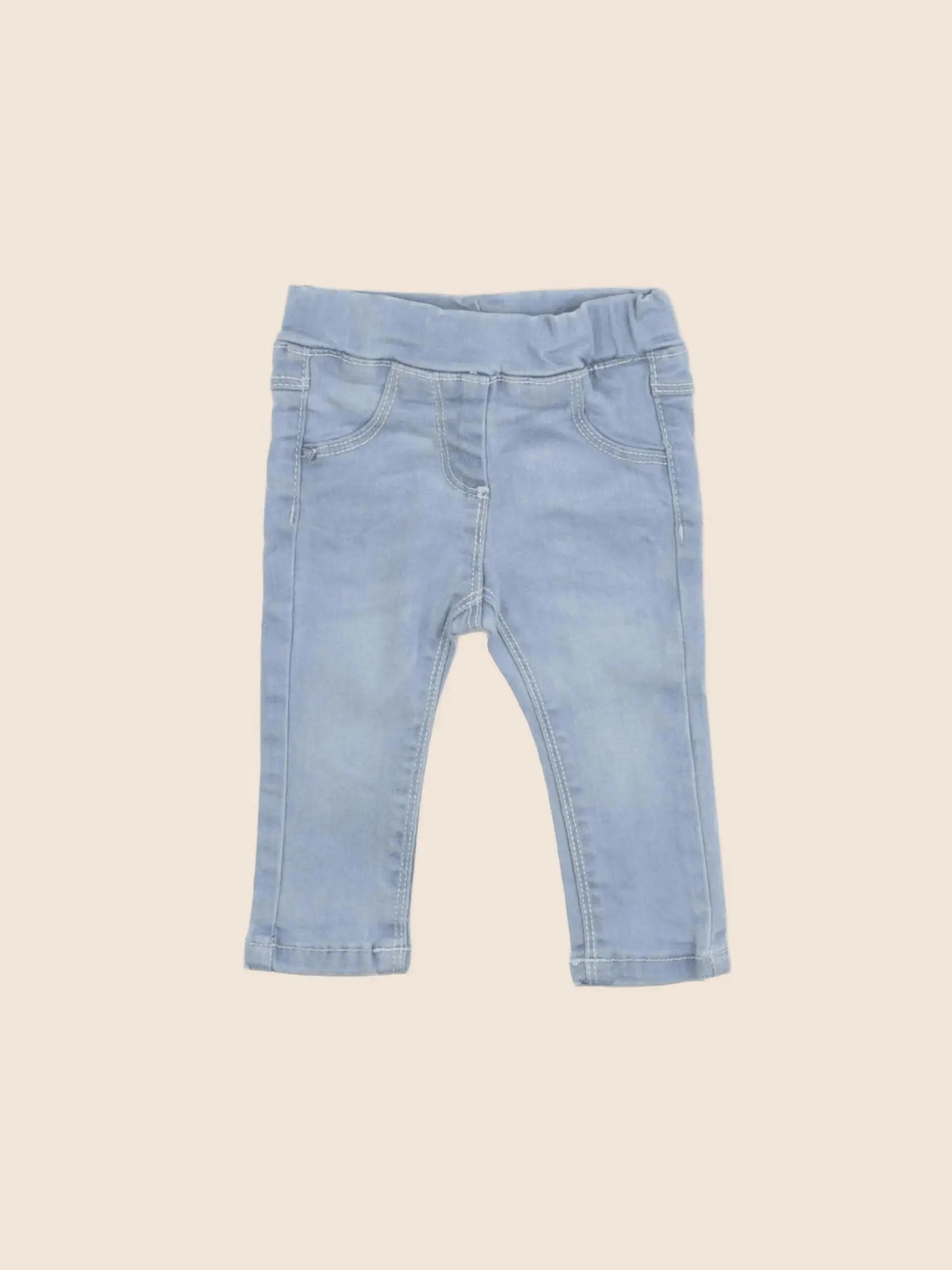 Tape à l'oeil - jegging bleu - 6 mois