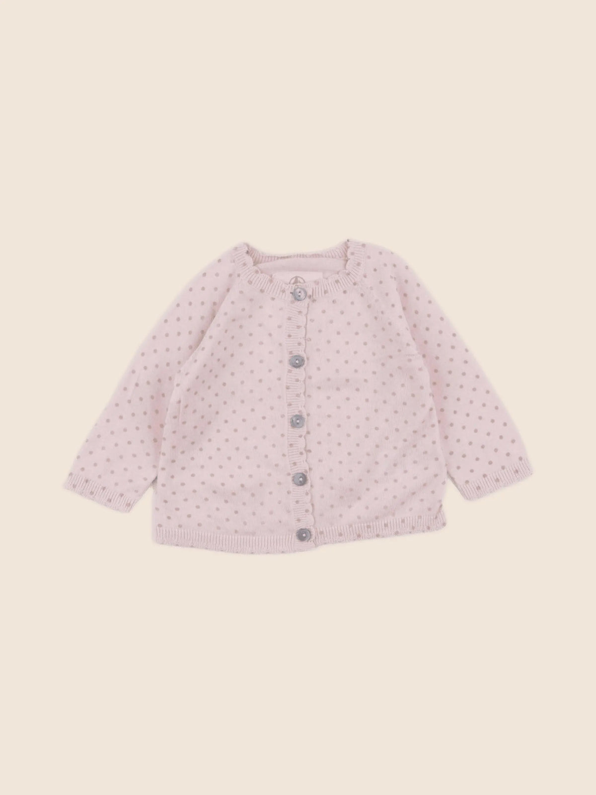 Petit Bateau - gilet rose - 6 mois