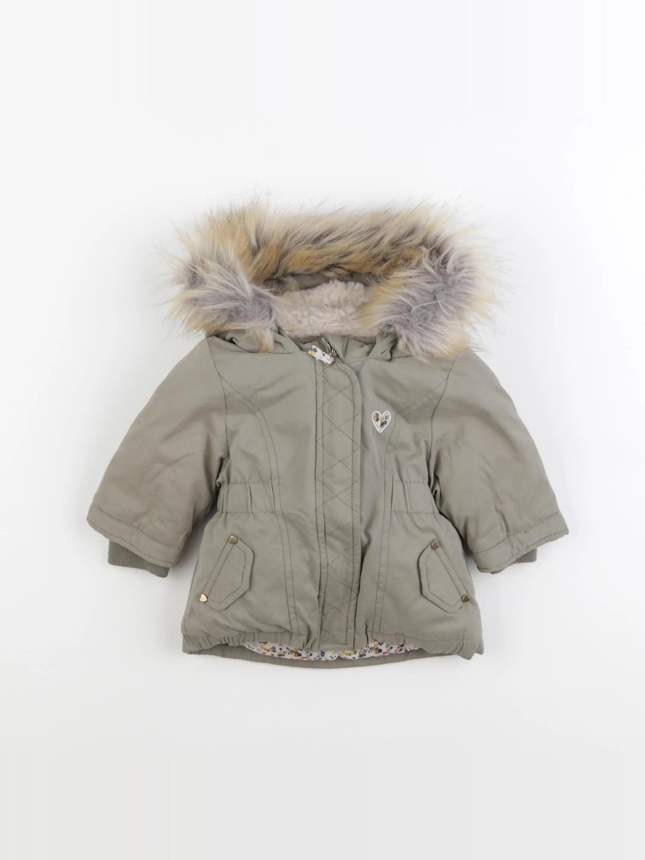 Tape à l'oeil - parka vert - 3 mois