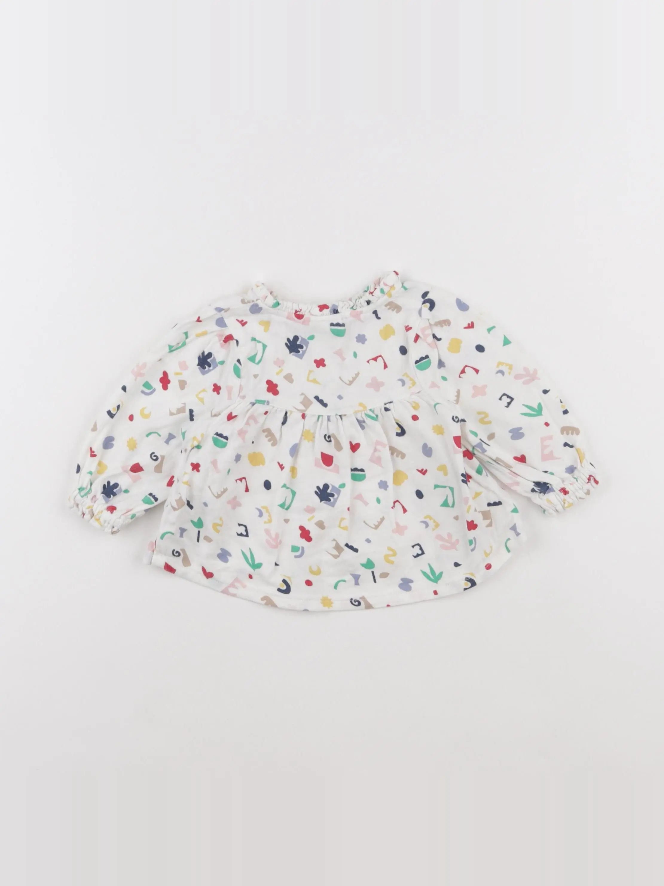 Tape à l'oeil - blouse blanc - 3 mois