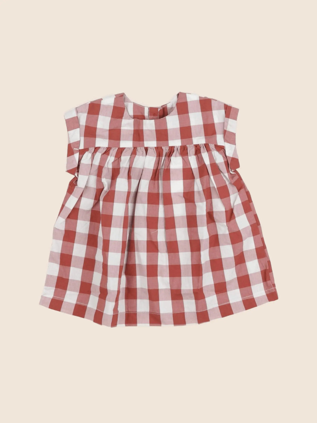 Petit Bateau - robe rouge - 6 mois