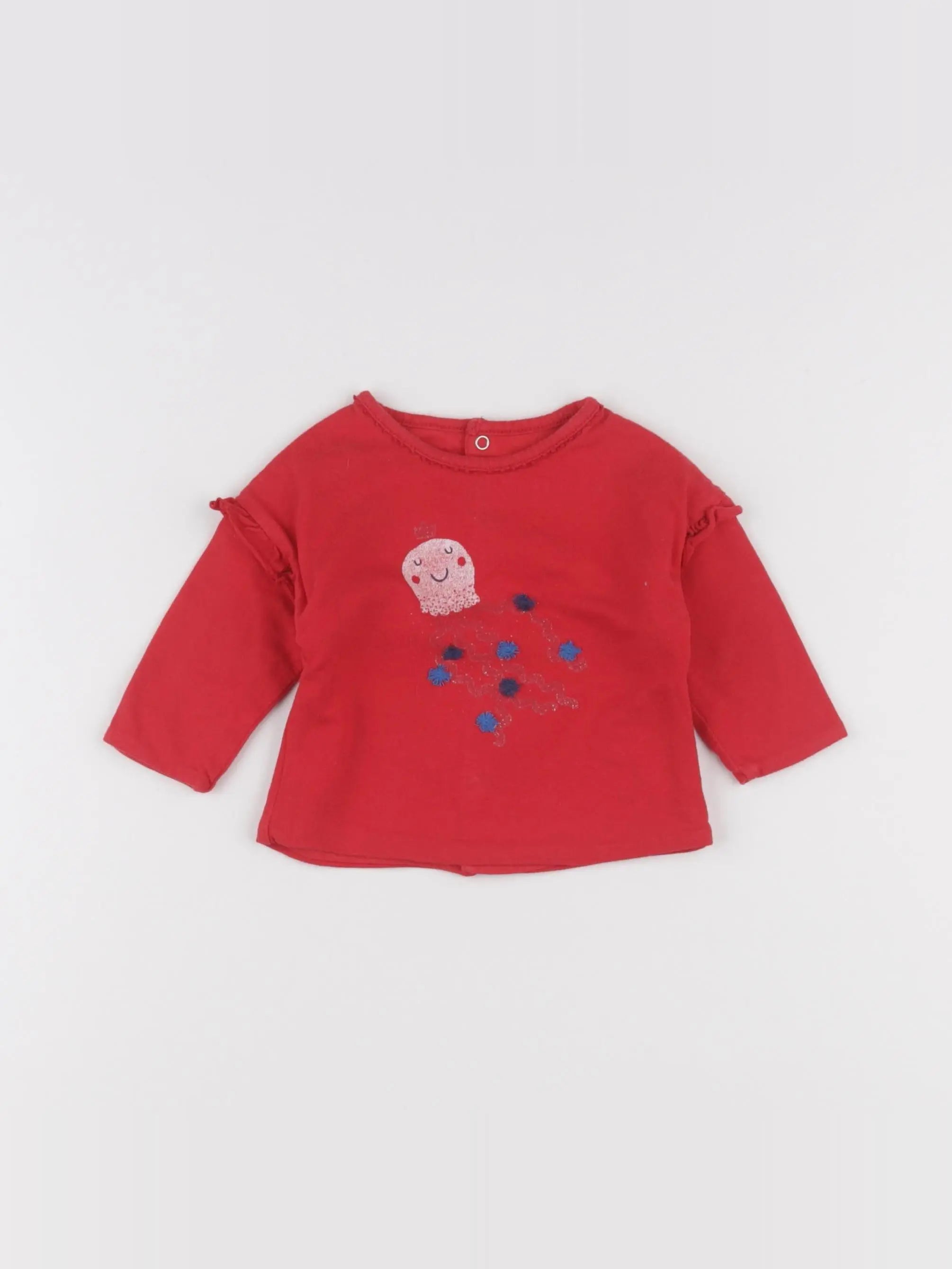 Catimini - sweat rouge - 3 mois