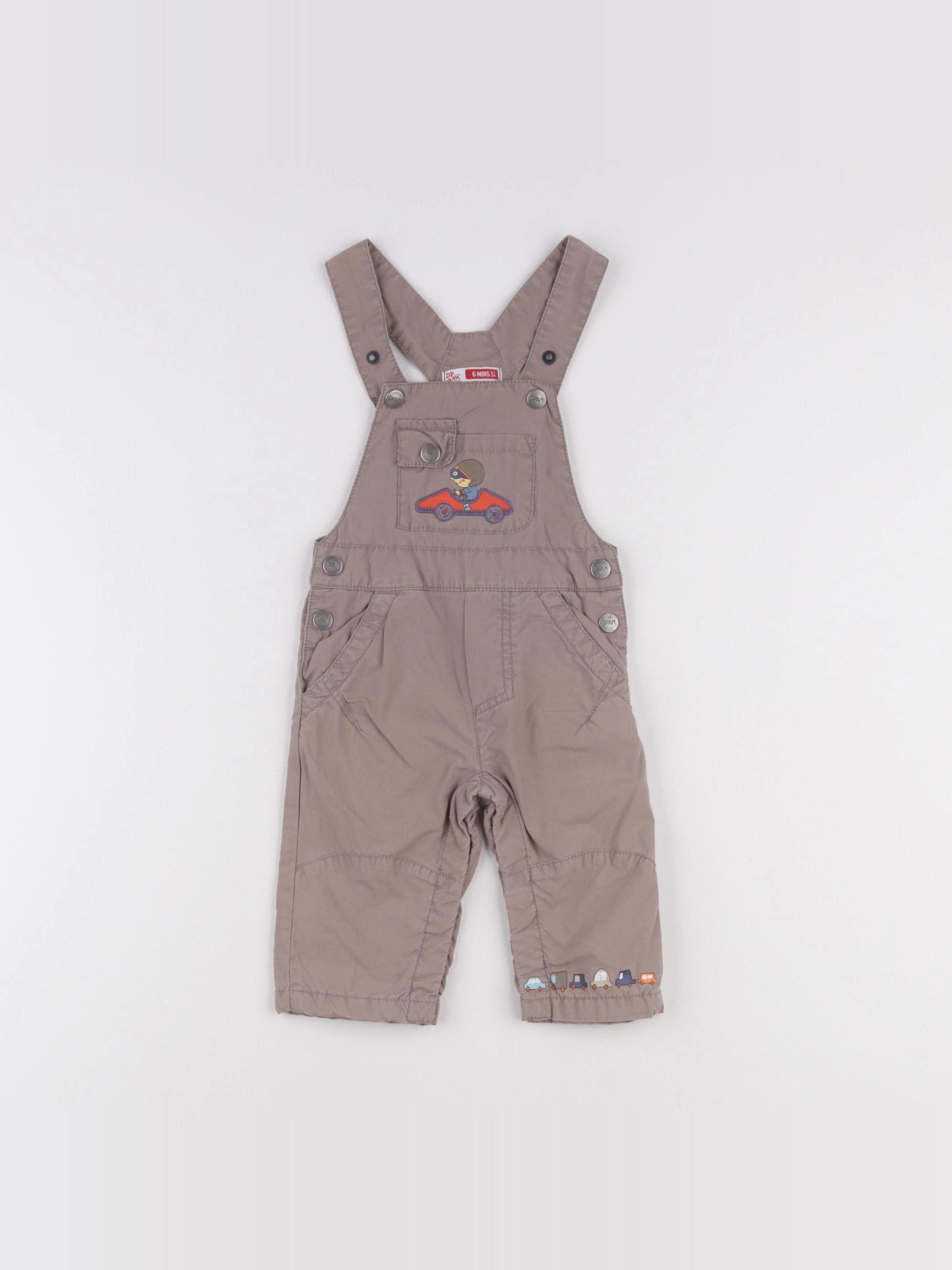 DPAM - salopette marron - 6 mois