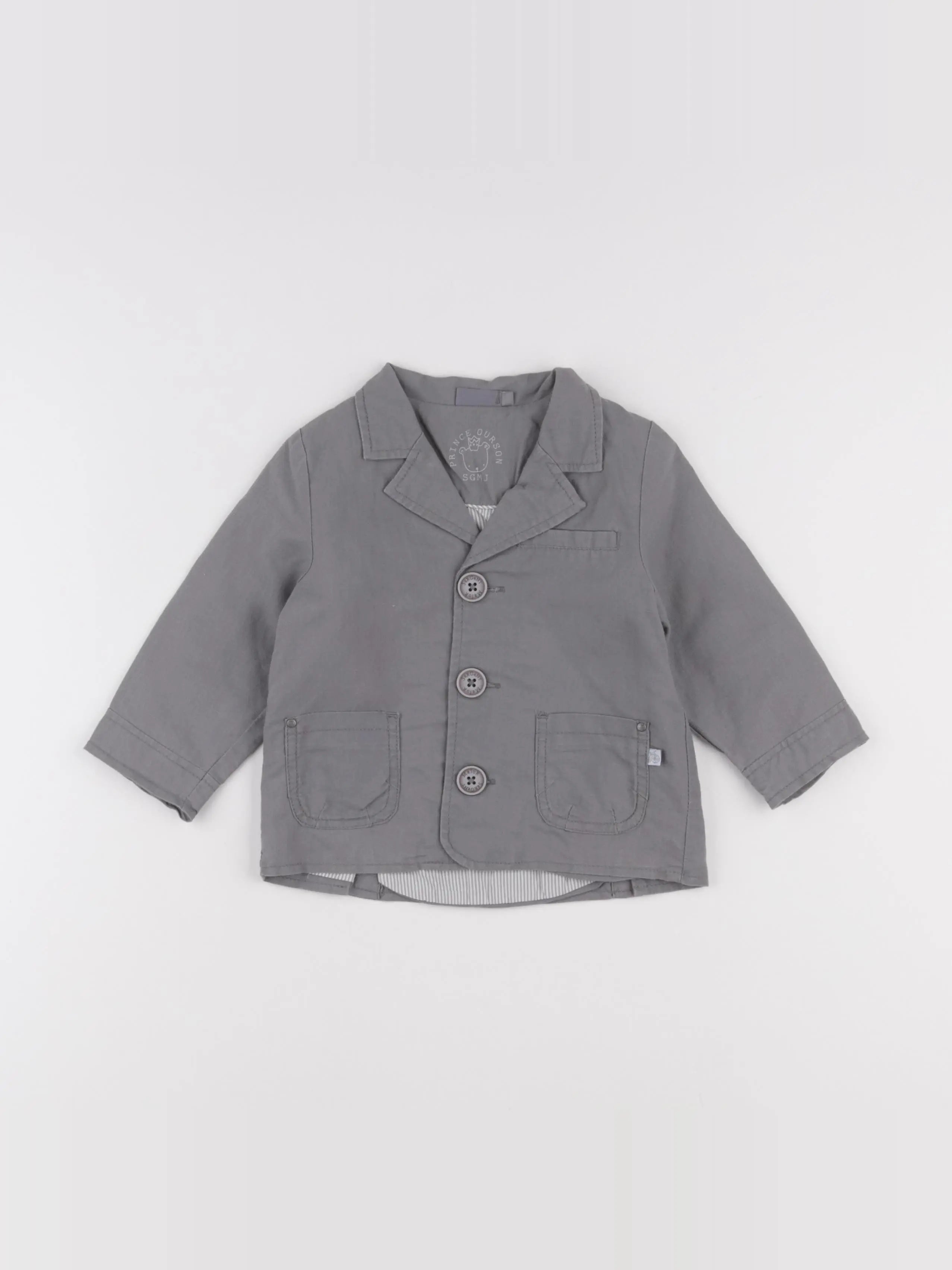 Sergent Major - veste gris - 12 mois