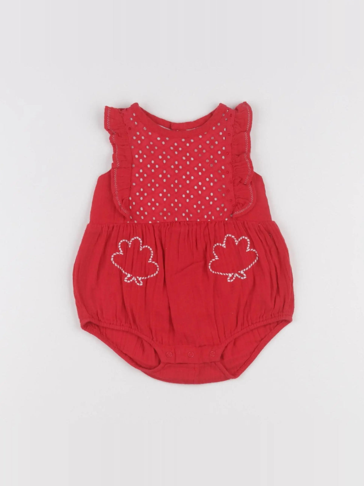 Catimini - combinaison rouge - 6 mois