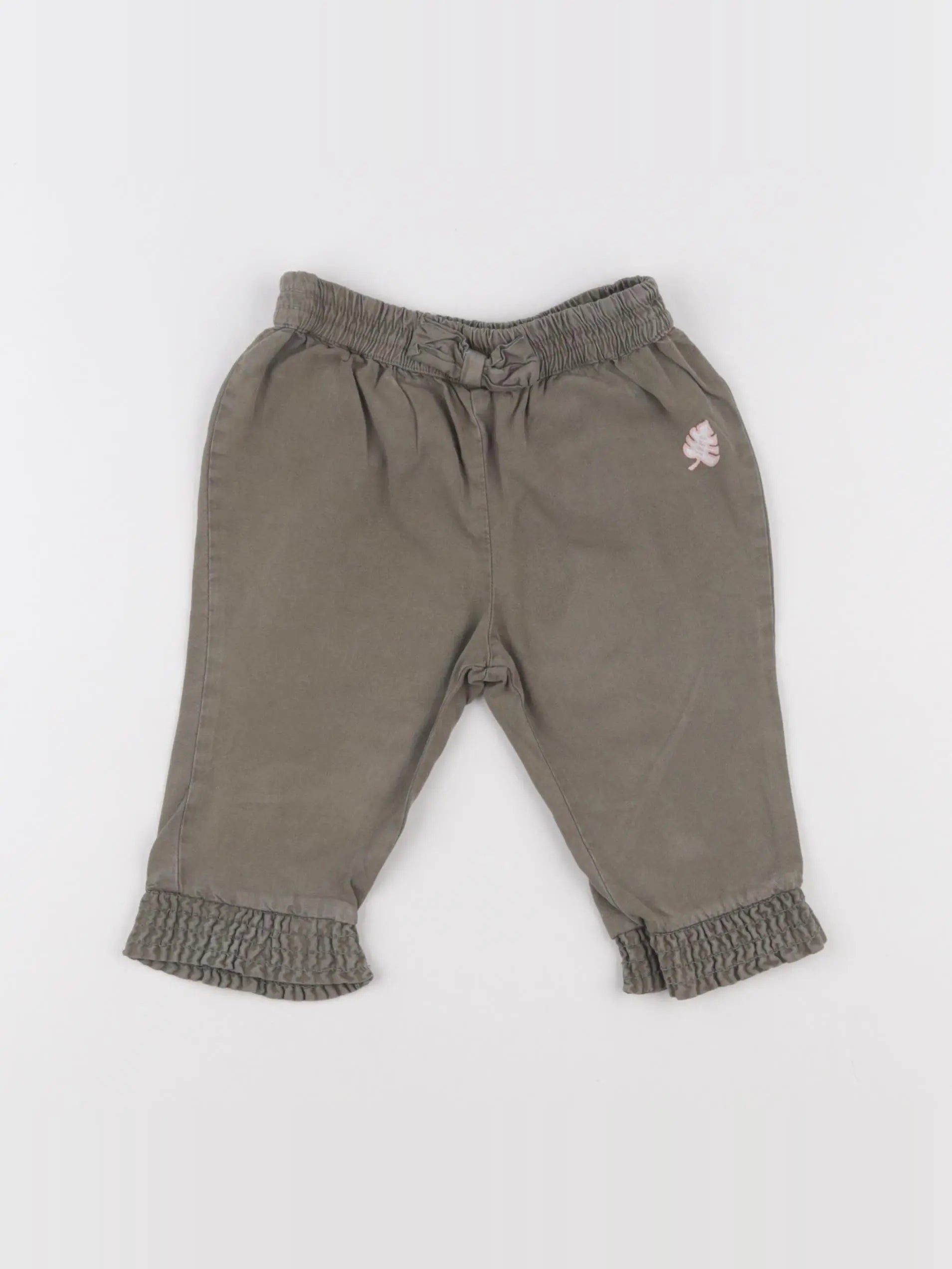 IKKS - pantalon vert - 6 mois