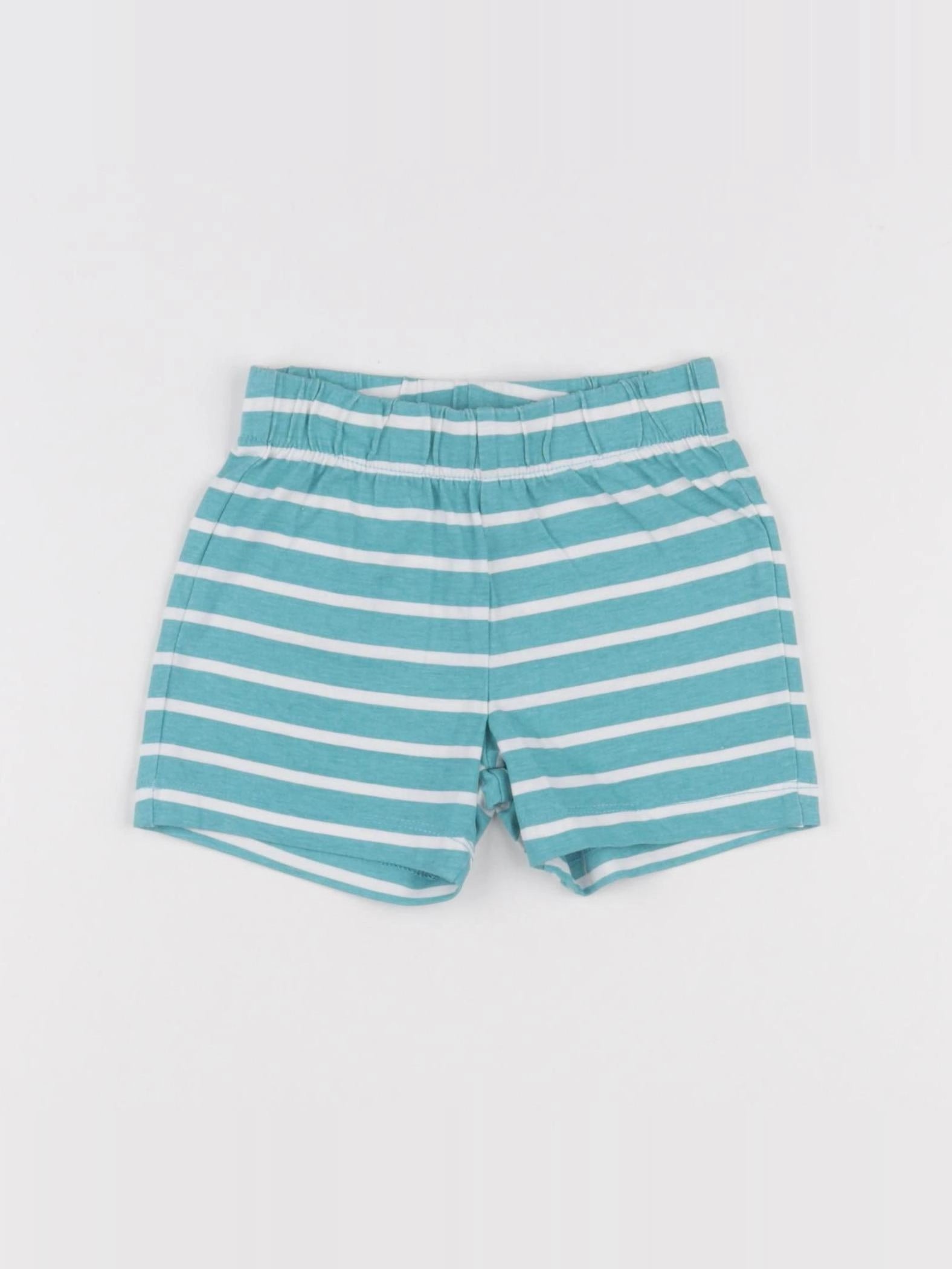 DPAM - short blanc, bleu - 6 mois