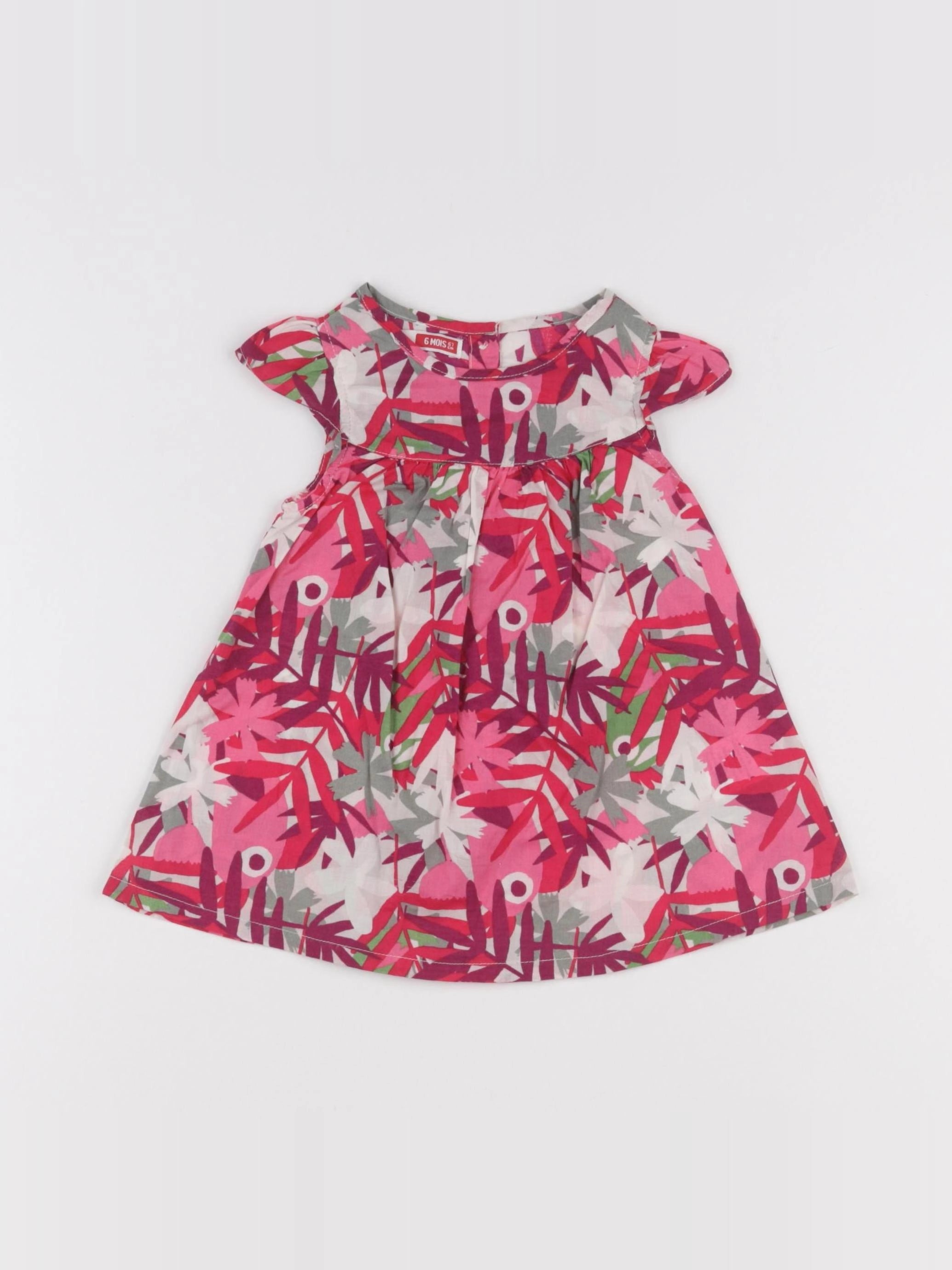 DPAM - robe multicolore - 6 mois