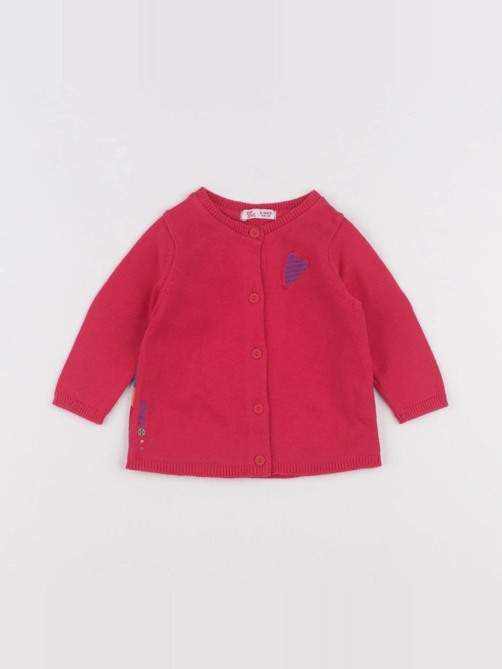 DPAM - gilet rouge - 6 mois