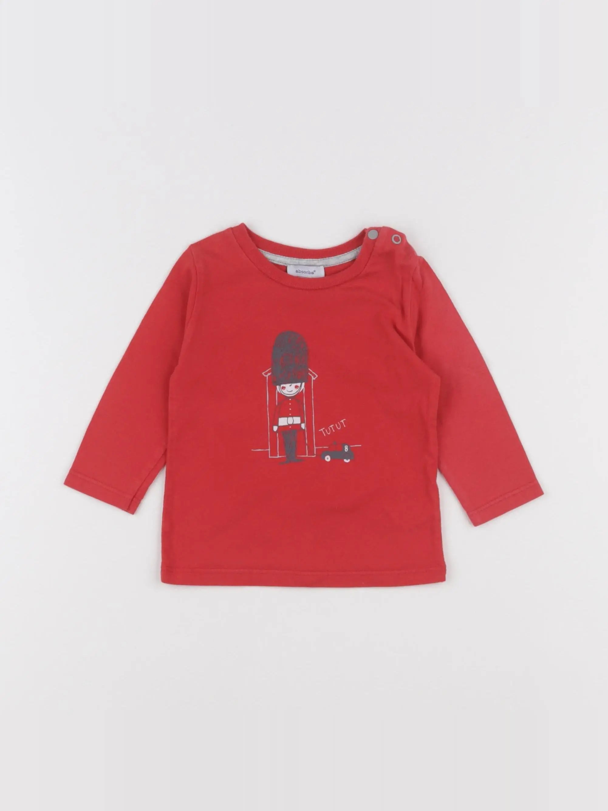 Absorba - tee-shirt rouge - 6 mois