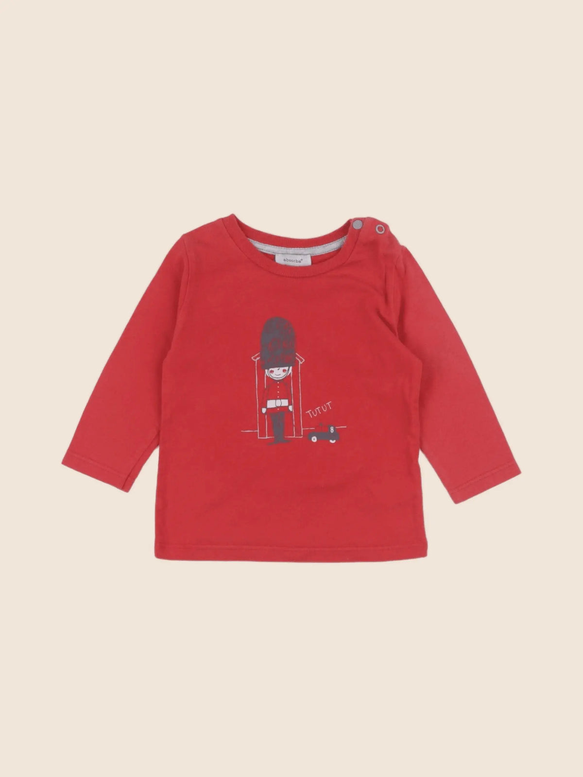 Absorba - tee-shirt rouge - 6 mois