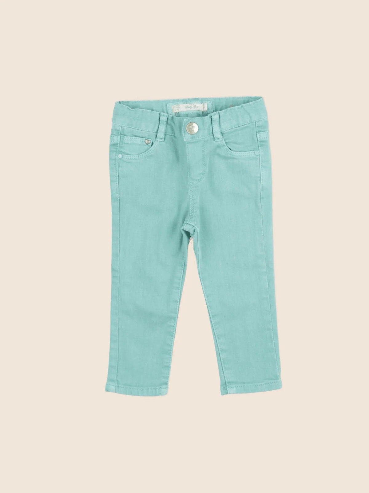 Zara - jean vert - 9/12 mois