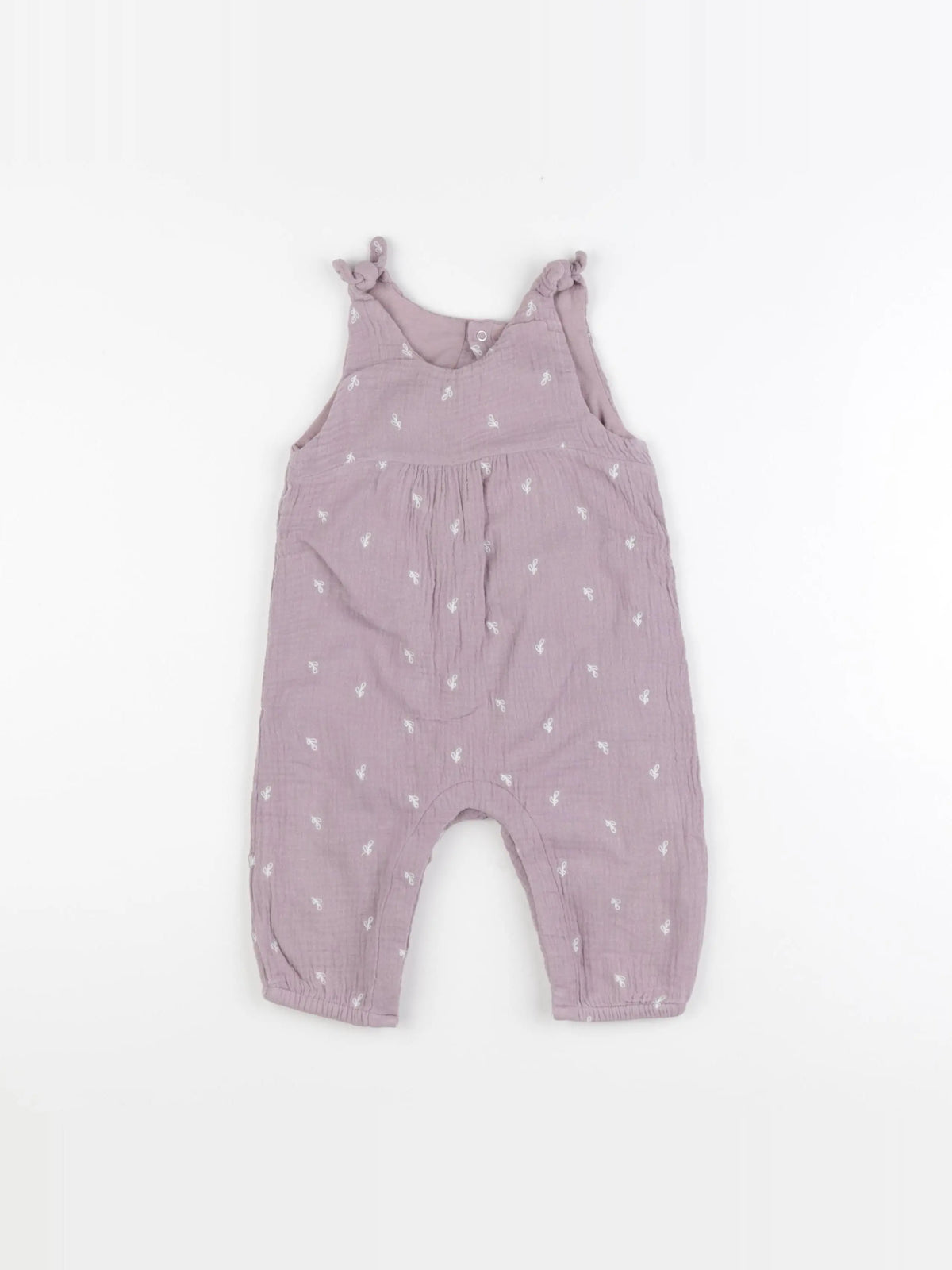 Vertbaudet - combinaison violet - 12 mois