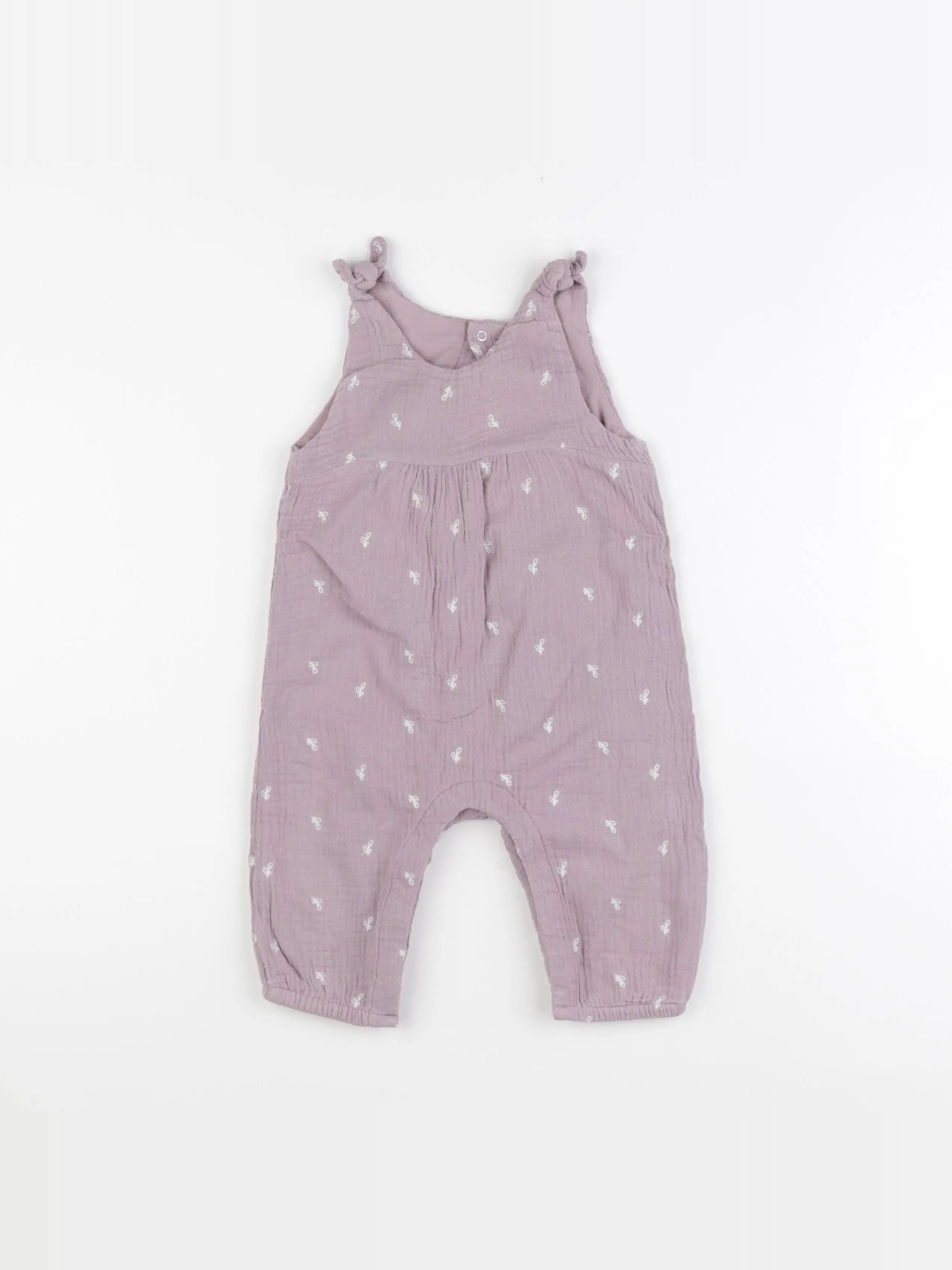 Vertbaudet - combinaison violet - 12 mois