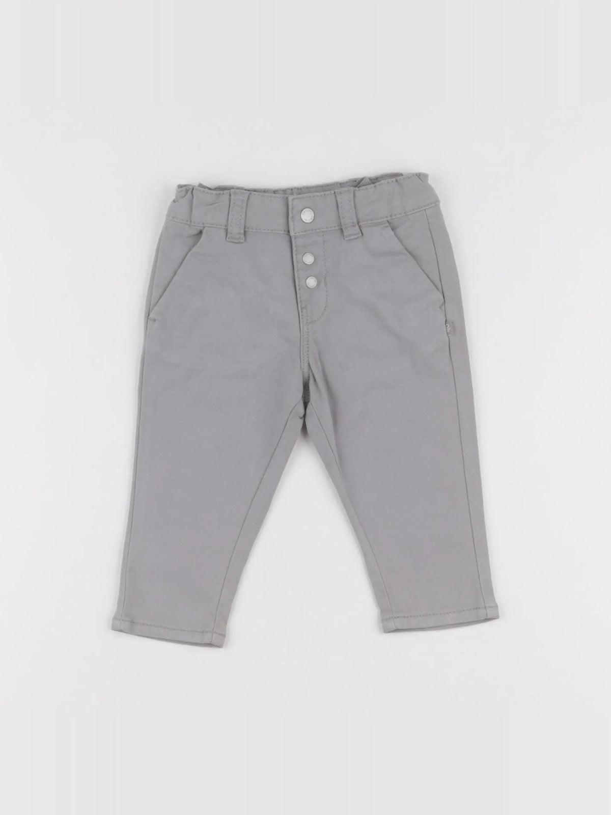 Obaïbi - pantalon gris - 6 mois