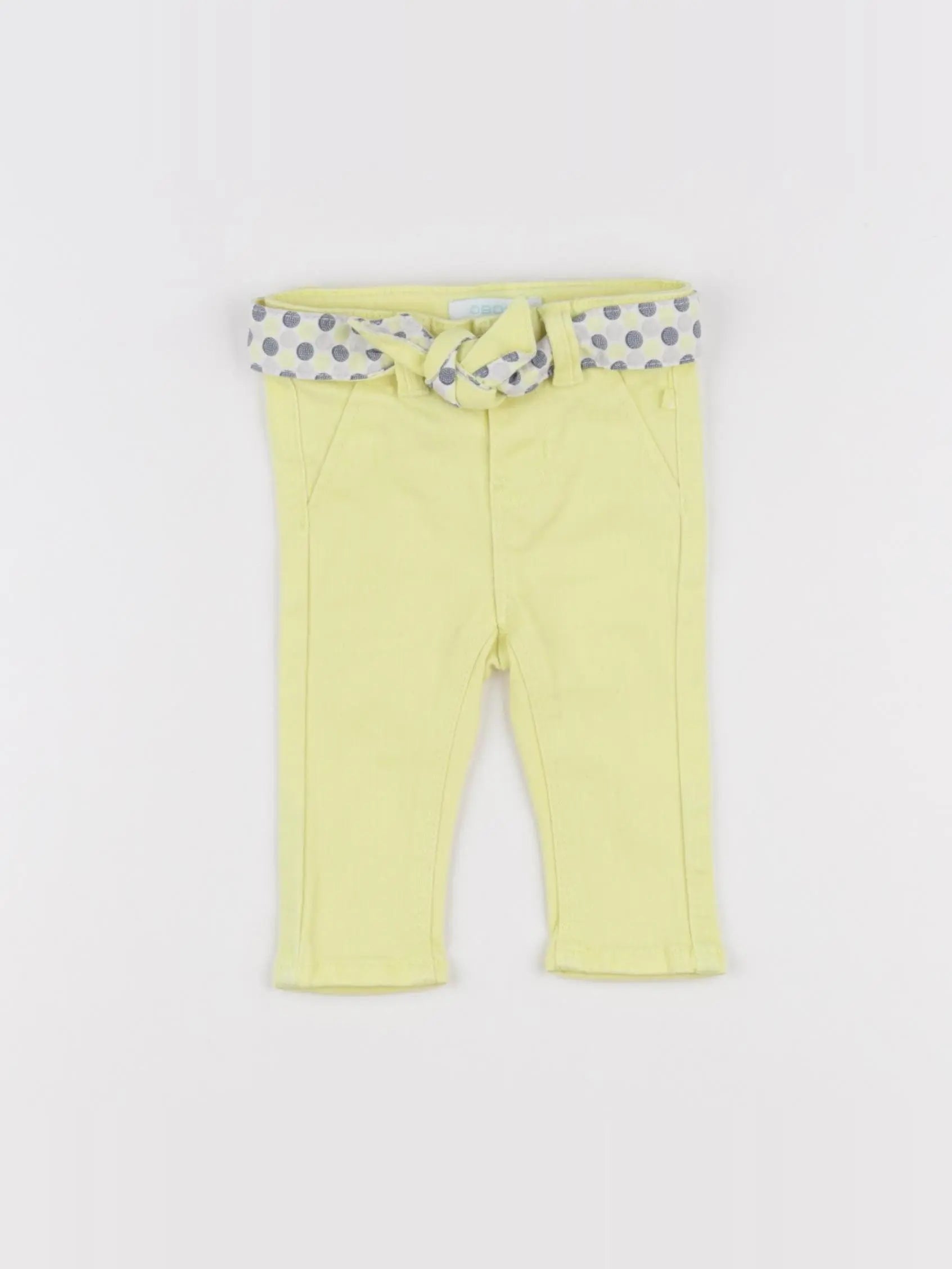 Obaïbi - pantalon jaune - 3 mois
