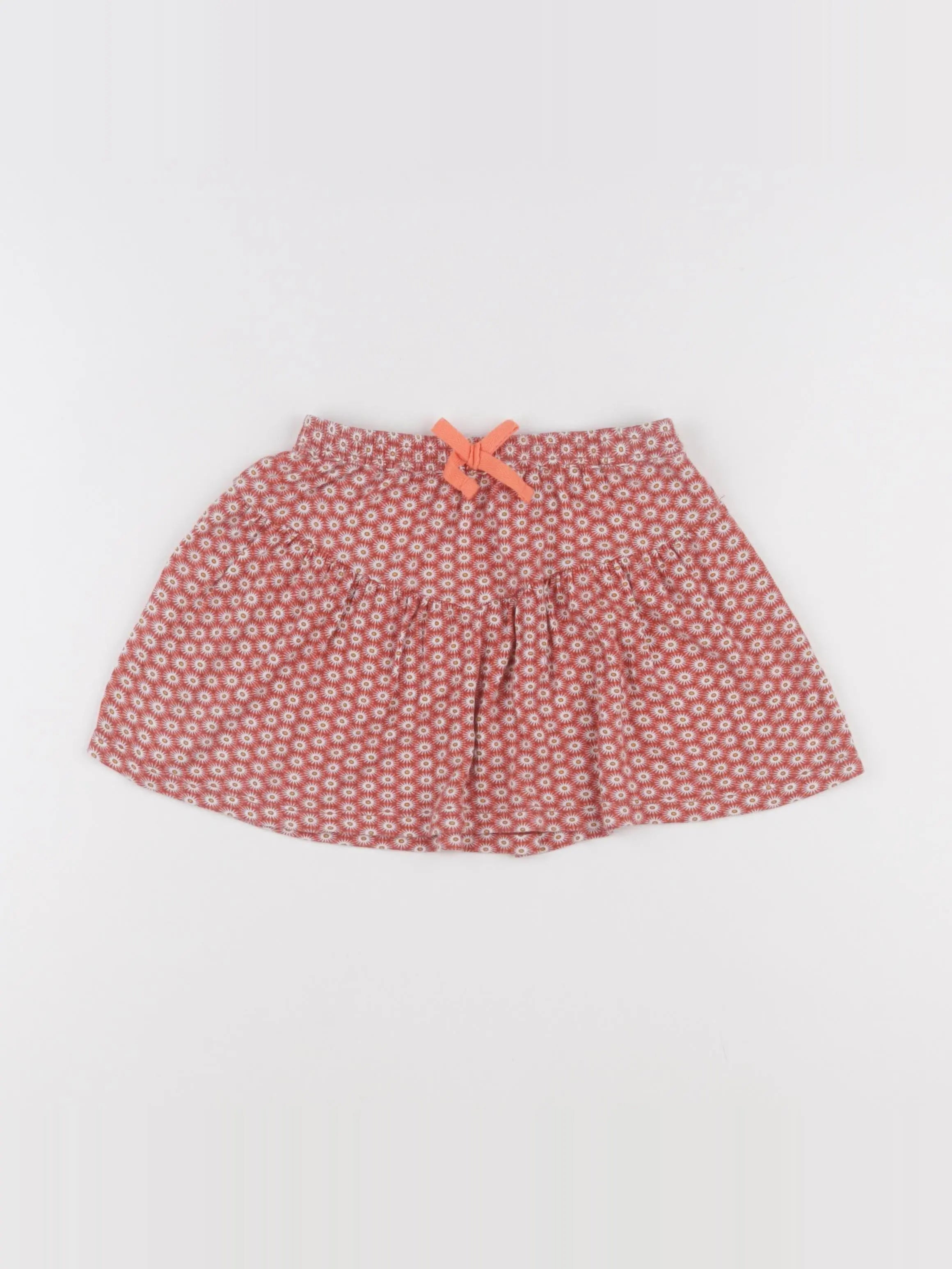 Okaidi - jupe rouge, orange - 5 ans