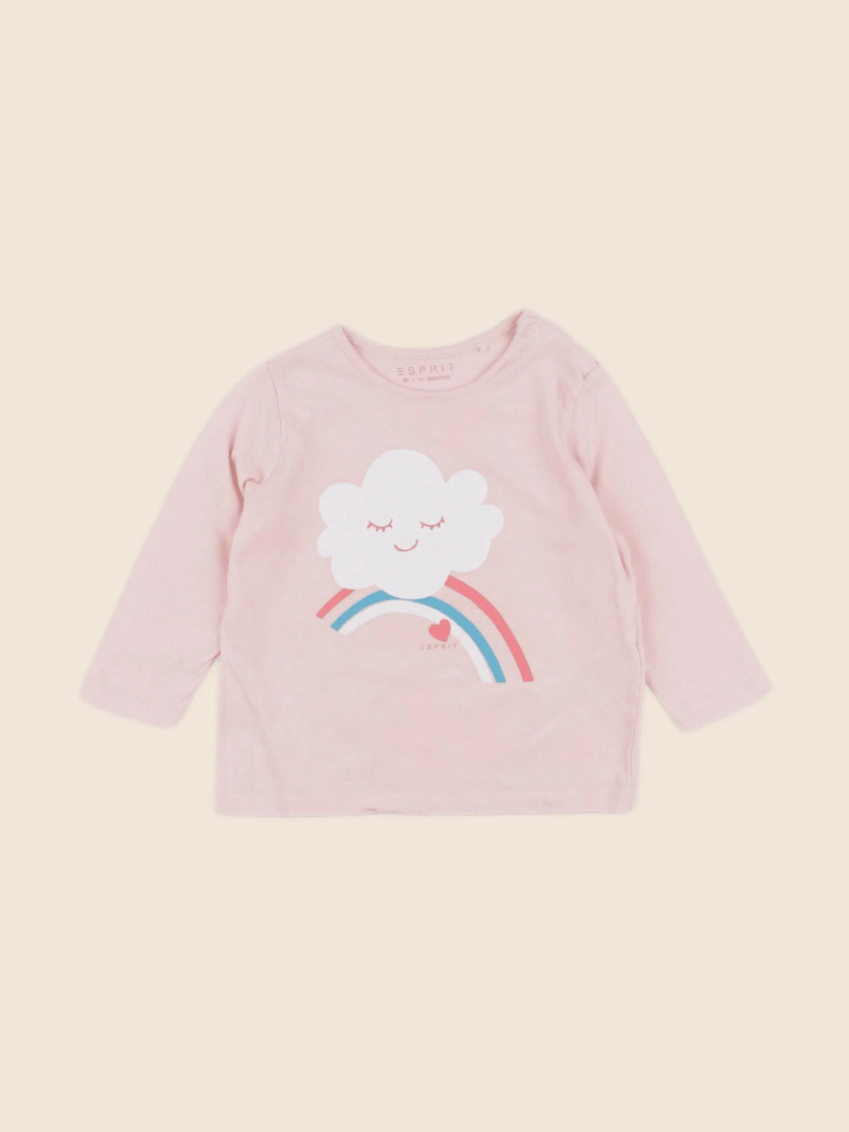Esprit - tee-shirt rose - 12 mois