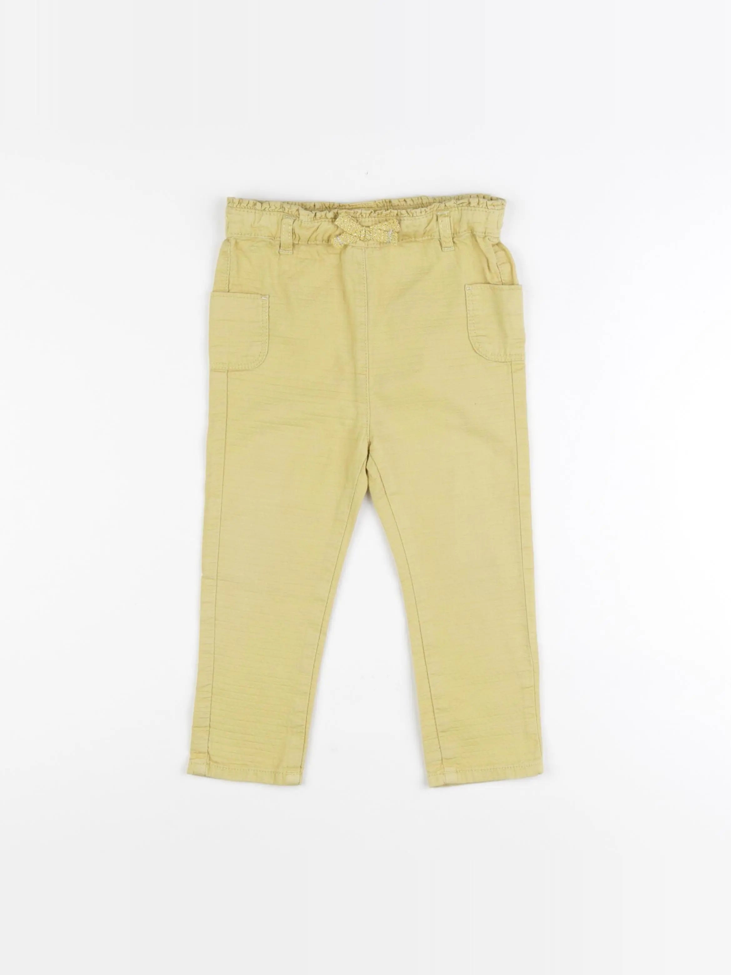 Tape à l'oeil - pantalon jaune - 24 mois
