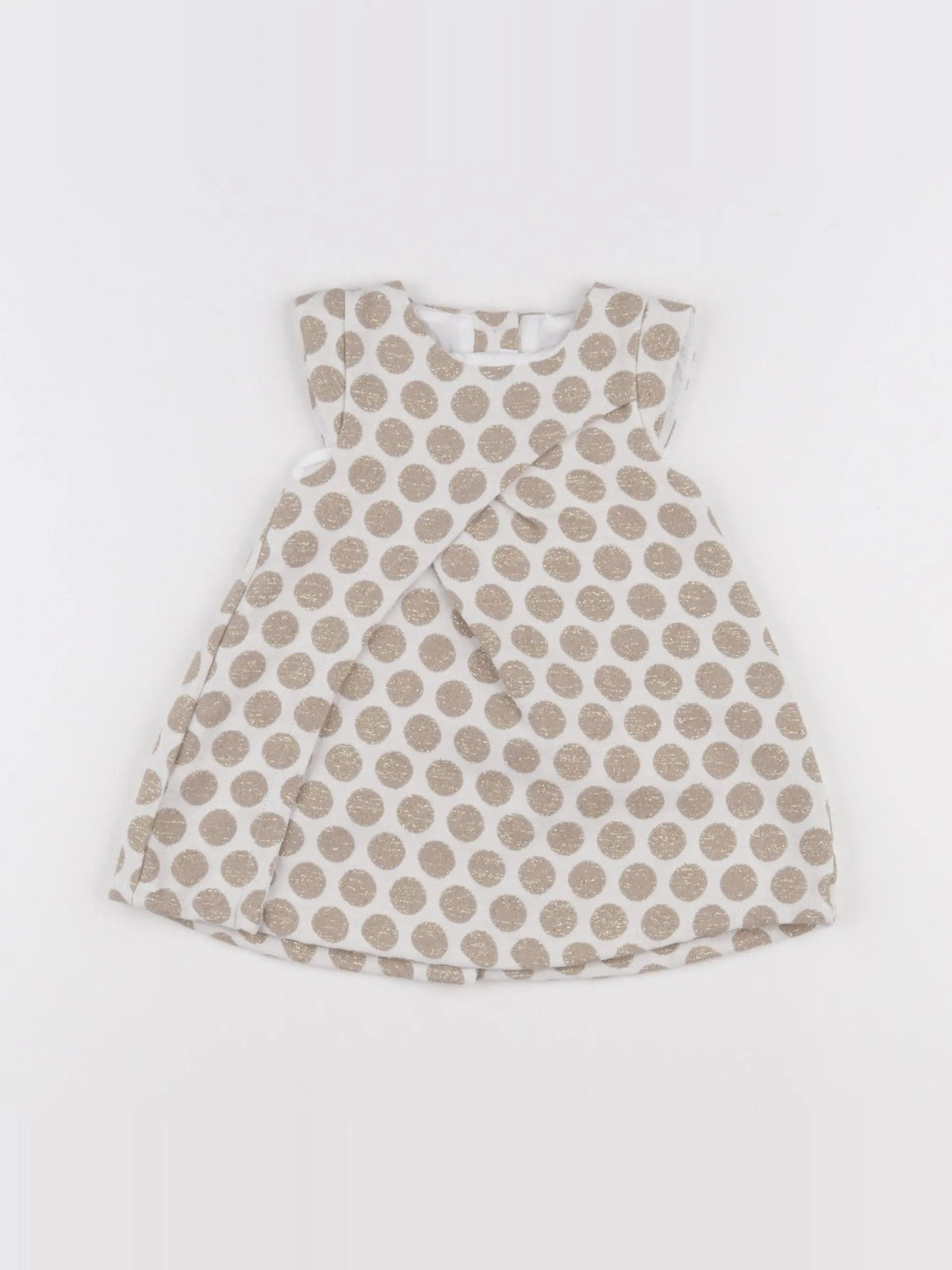 Absorba - robe beige, marron, or - 6 mois