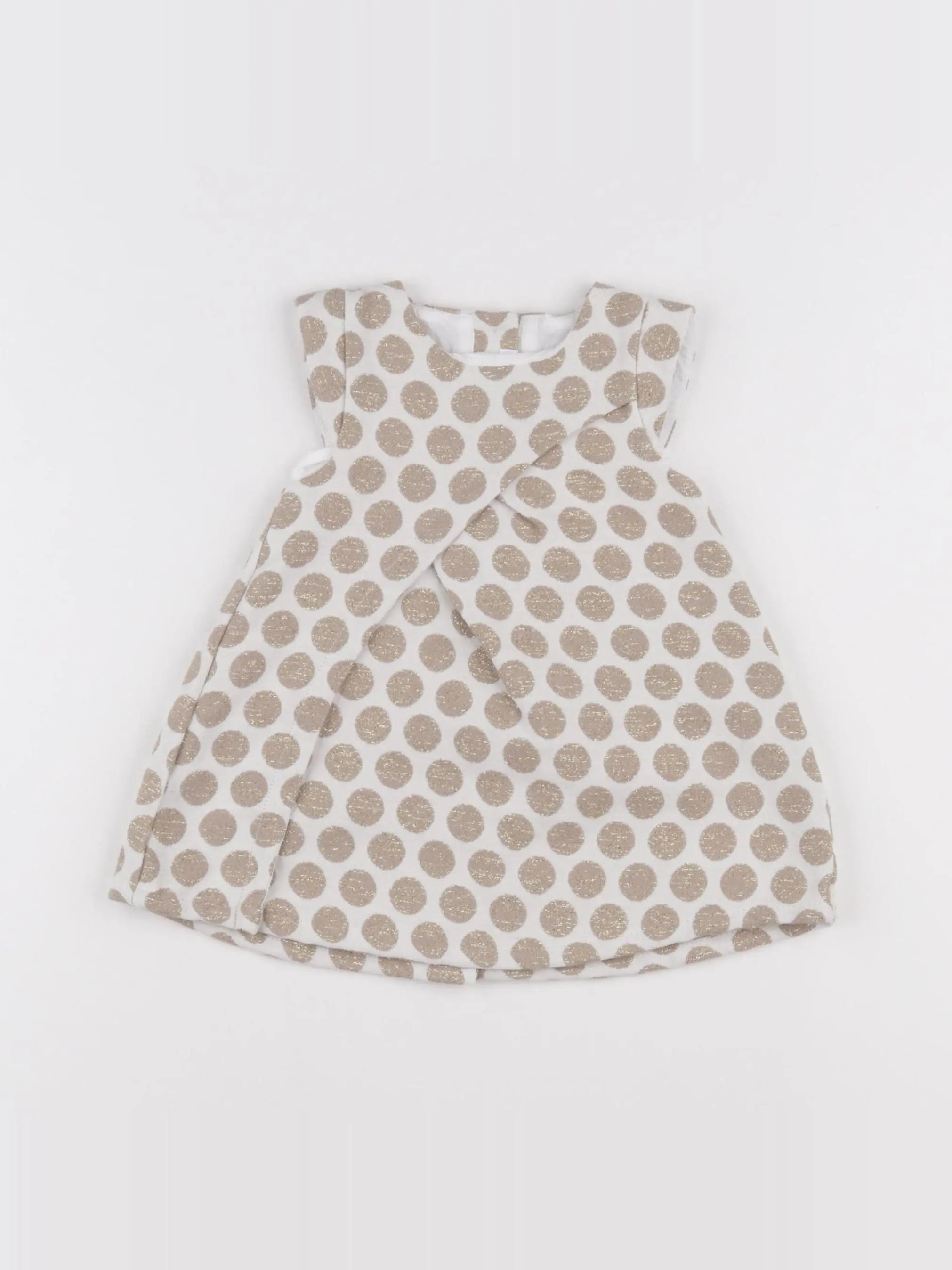 Absorba - robe beige, marron, or - 6 mois