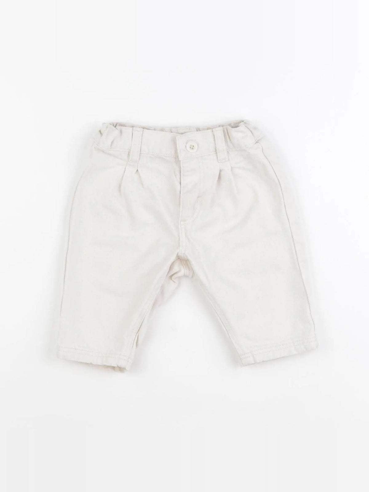 Petit Bateau - jean beige - 6 mois