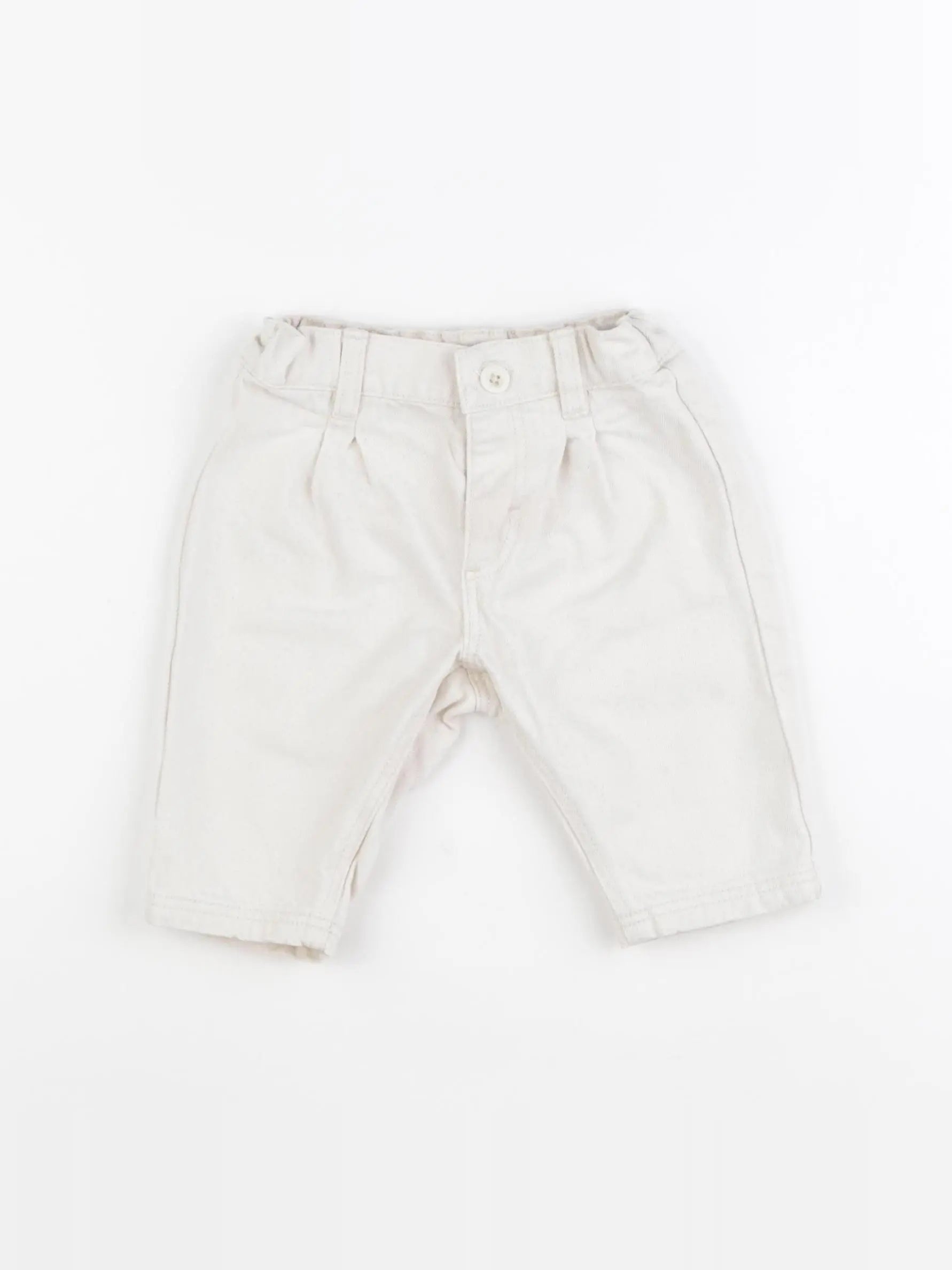 Petit Bateau - jean beige - 6 mois