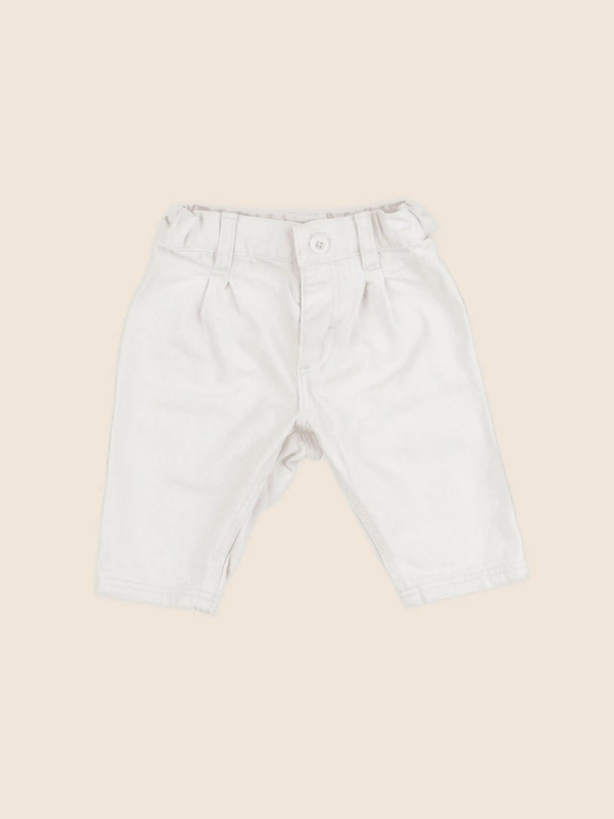 Petit Bateau - jean beige - 6 mois