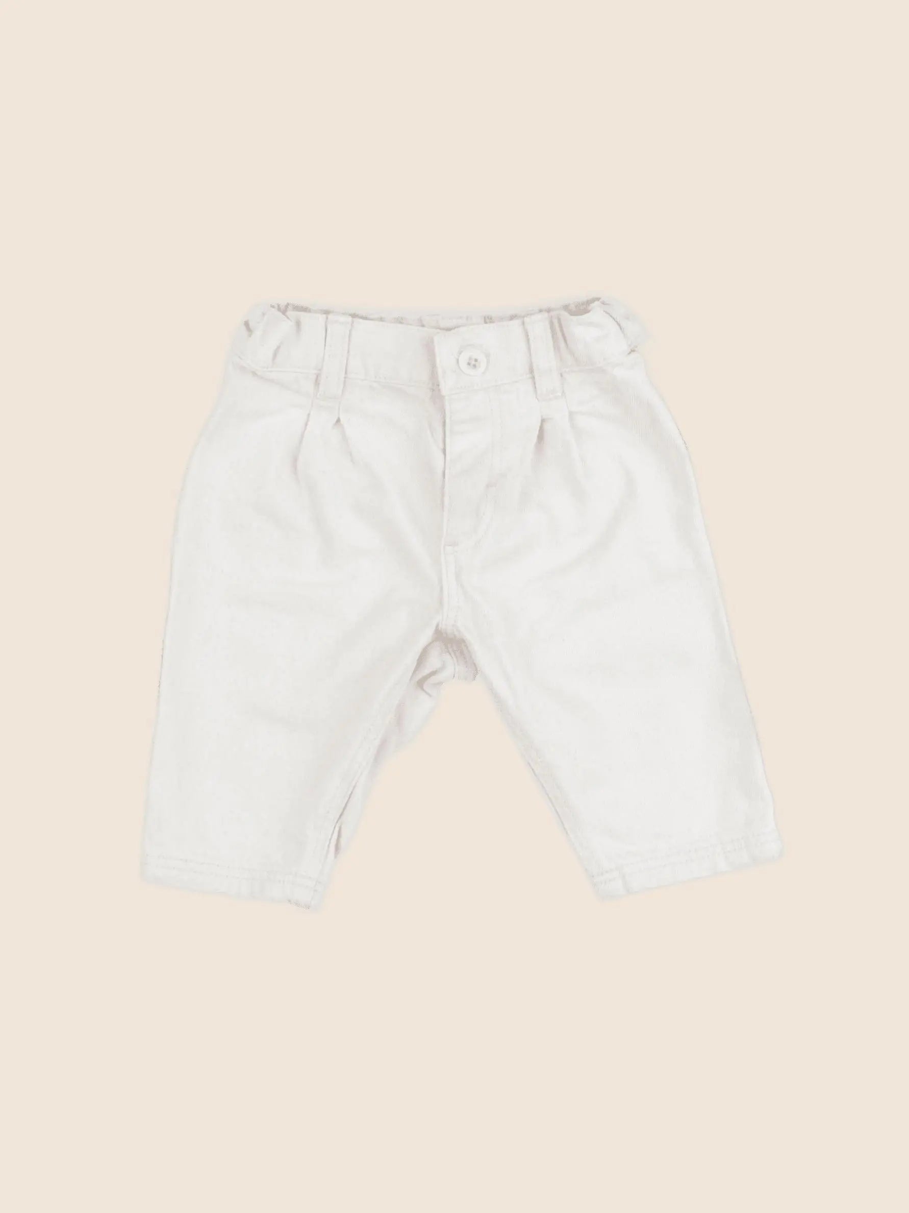 Petit Bateau - jean beige - 6 mois
