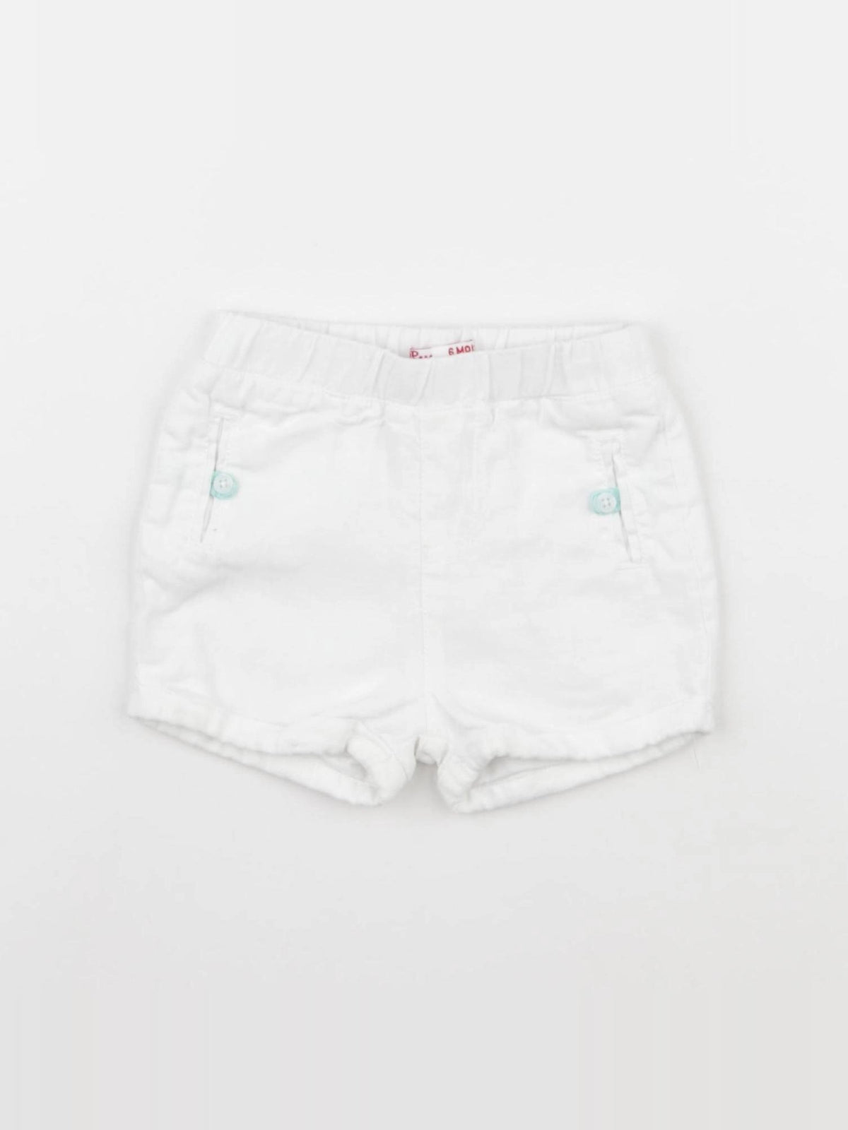 DPAM - short blanc - 6 mois