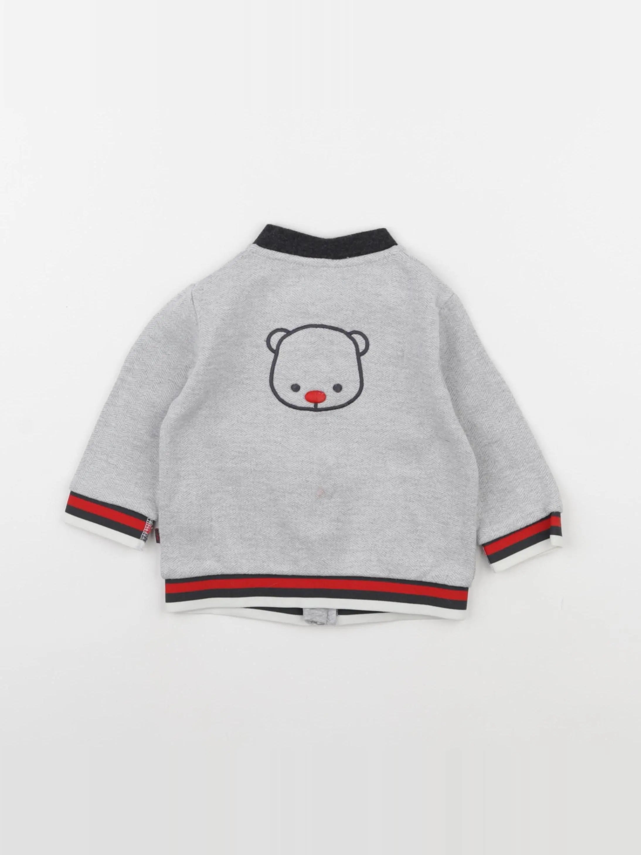 Obaïbi - sweat gris - 9 mois